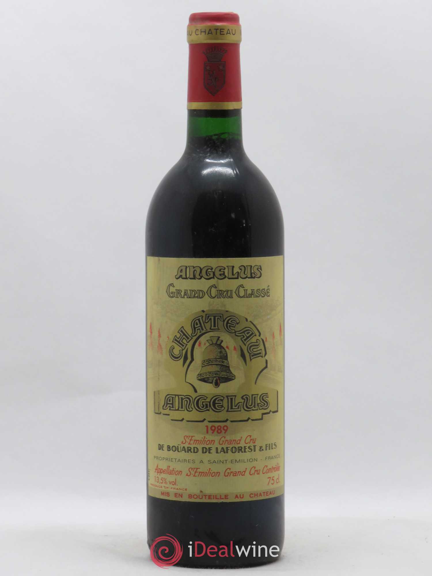 Château Angélus 1er Grand Cru Classé A 1989 - Lot de 1 bouteille - 0