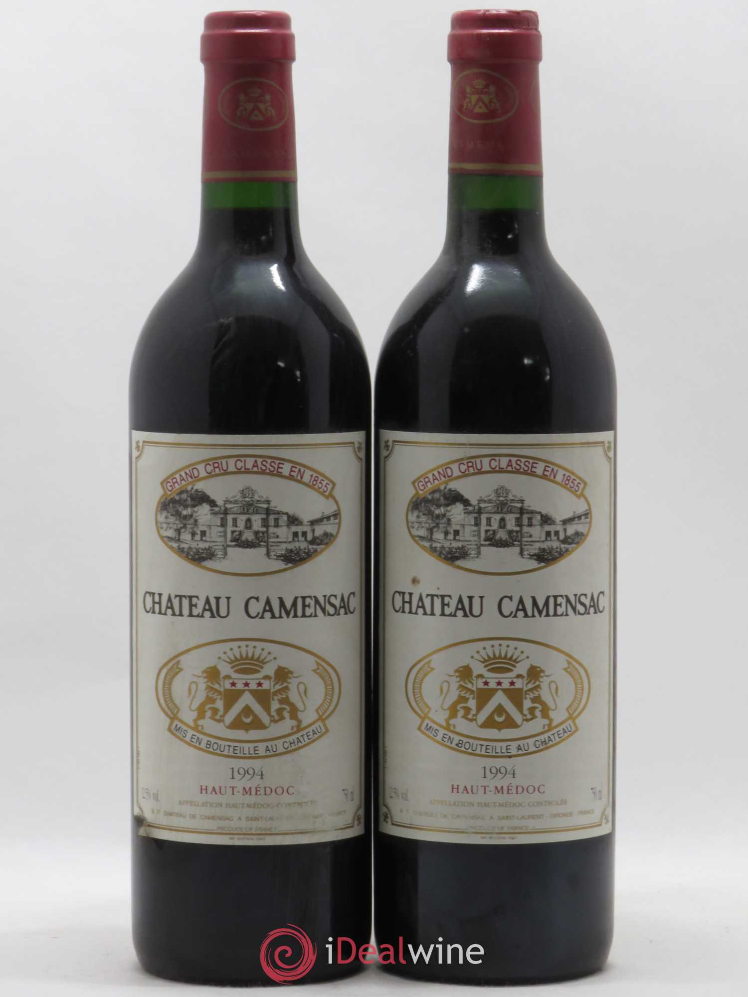 Château Camensac 5ème Grand Cru Classé 1994 - Lot de 2 bouteilles - 0