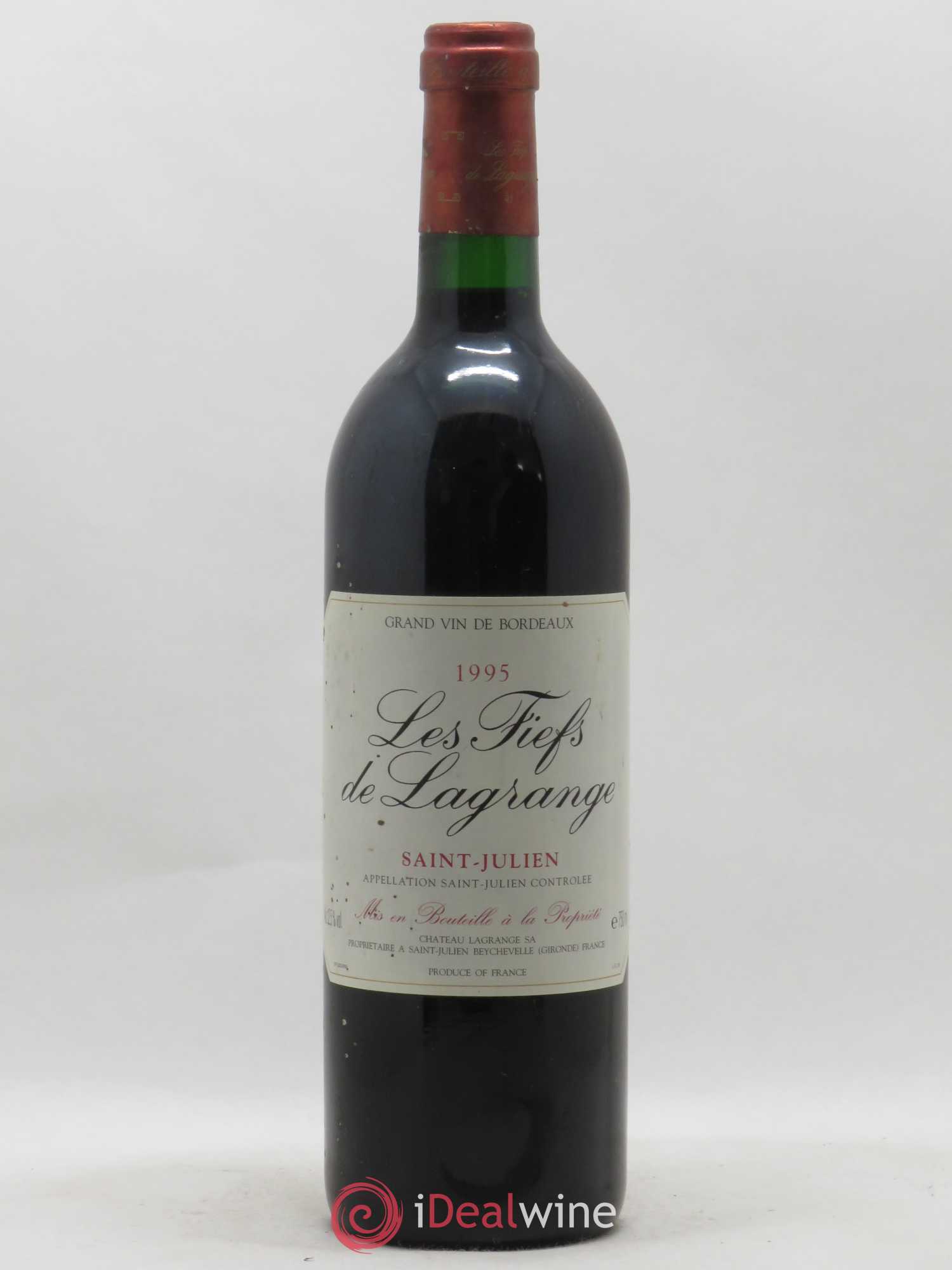 Les Fiefs de Lagrange Second Vin 1995 - Lot de 1 bouteille - 0