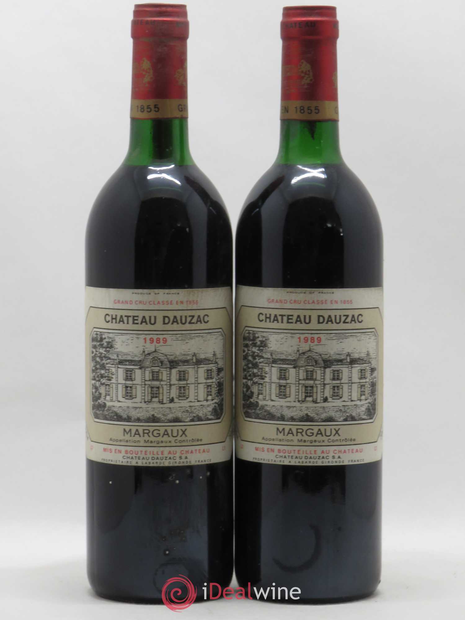 Château Dauzac 5ème Grand Cru Classé 1989 - Lot de 2 bouteilles - 0