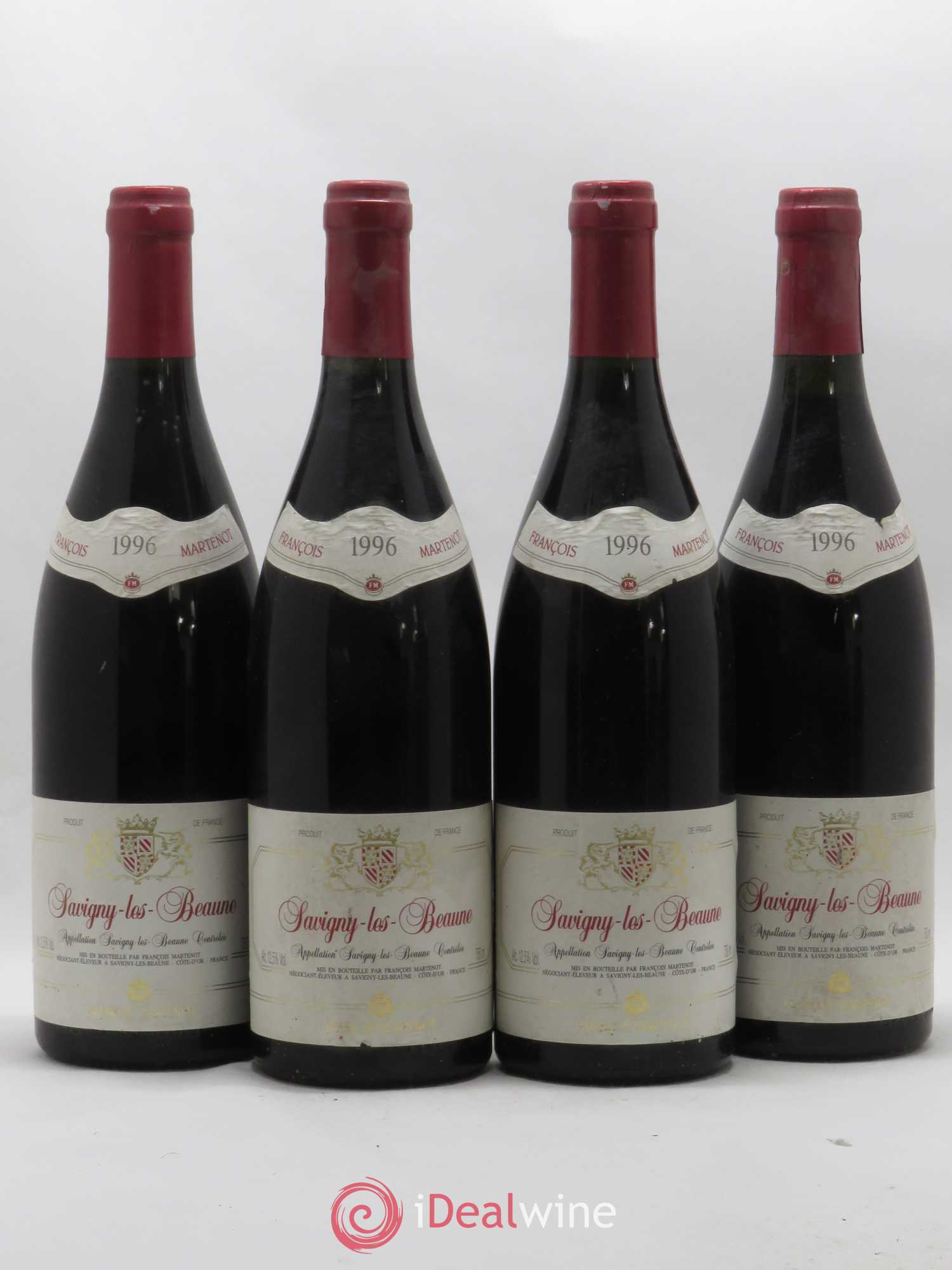 Savigny-lès-Beaune Francois Martenot 1996 - Lot de 4 bouteilles - 0