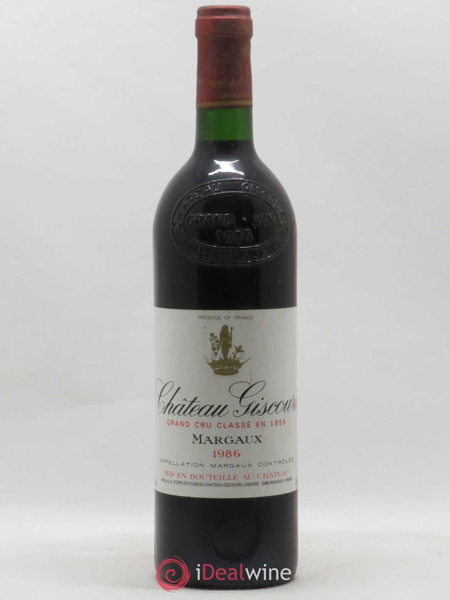 Château Giscours 3ème Grand Cru Classé 1986 - Lot de 1 bouteille - 0