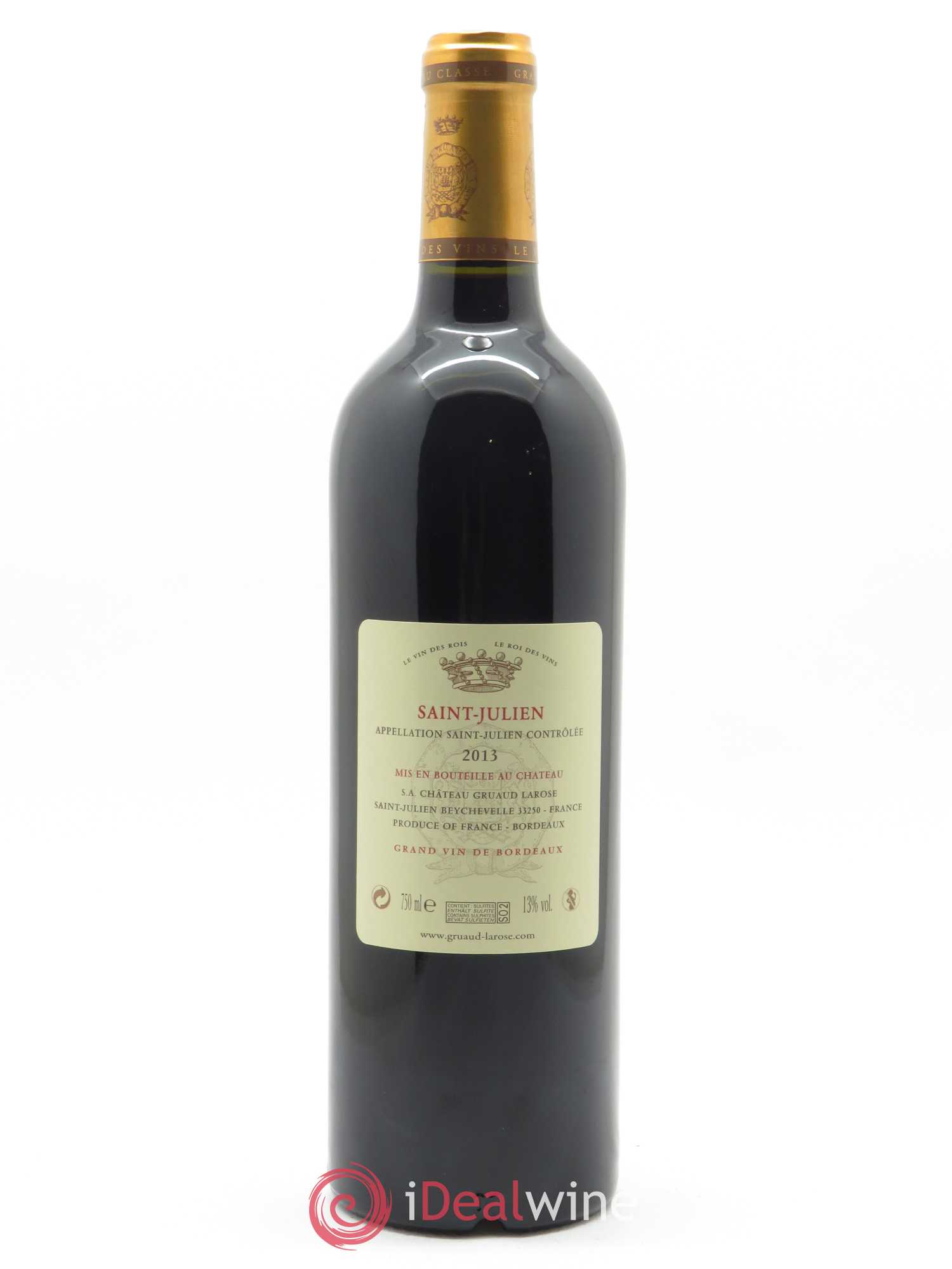 Château Gruaud Larose 2ème Grand Cru Classé (CBO à partir de 12 bts) 2013 - Lot de 1 bouteille - 1
