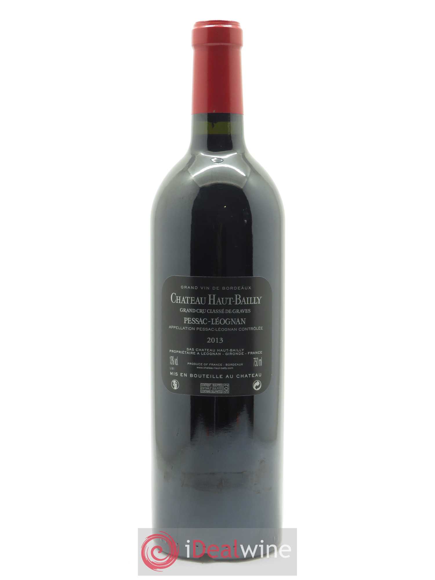 Château Haut-Bailly Cru Classé de Graves (CBO à partir de 12 bts) 2013 - Lot de 1 bouteille - 1