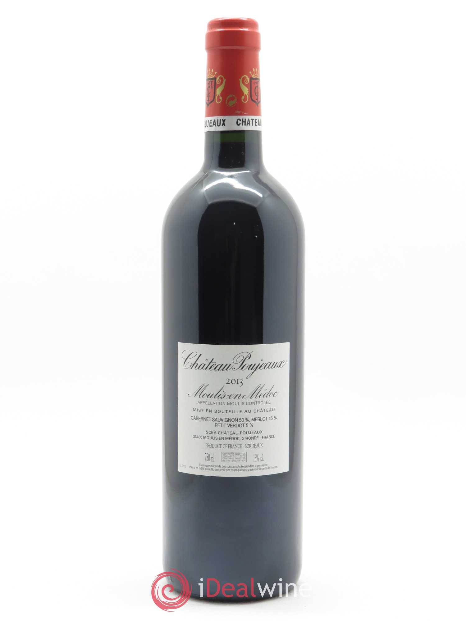 Château Poujeaux 2013 - Lot de 1 bouteille - 1