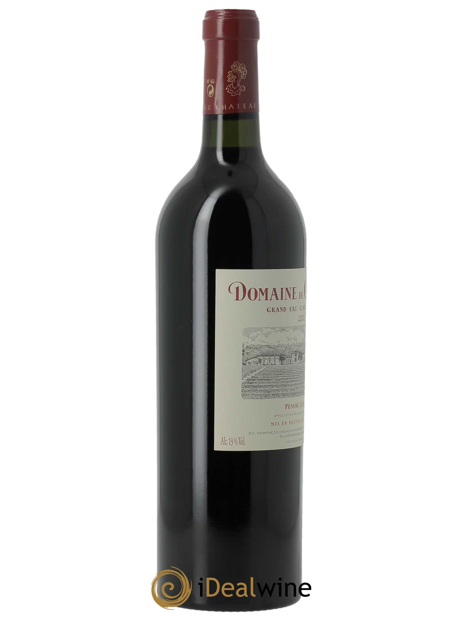 Domaine de Chevalier Cru Classé de Graves 2002 - Lot de 1 bouteille - 1