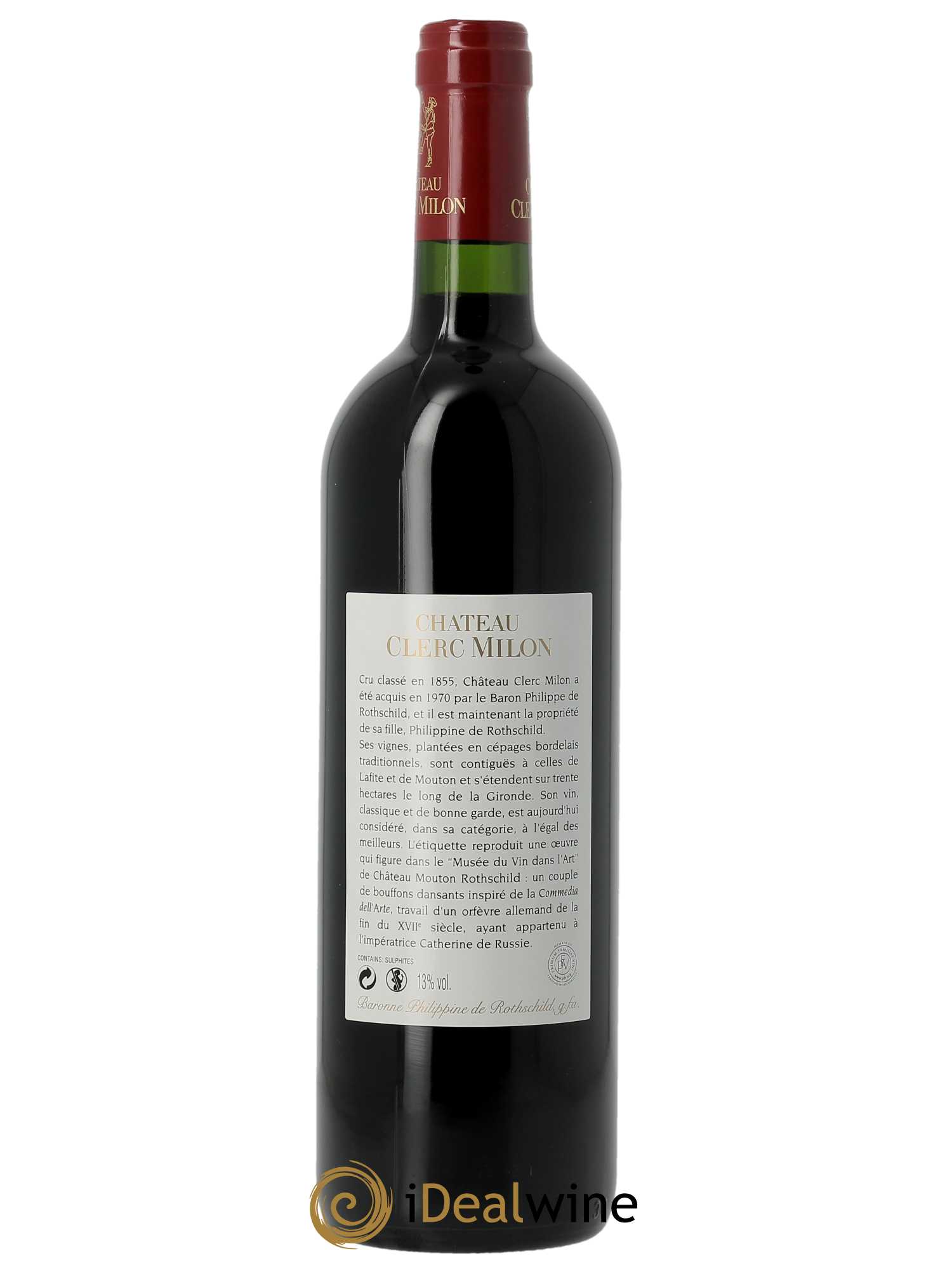 Château Clerc Milon 5ème Grand Cru Classé 2006 - Posten von 1 Flasche - 1