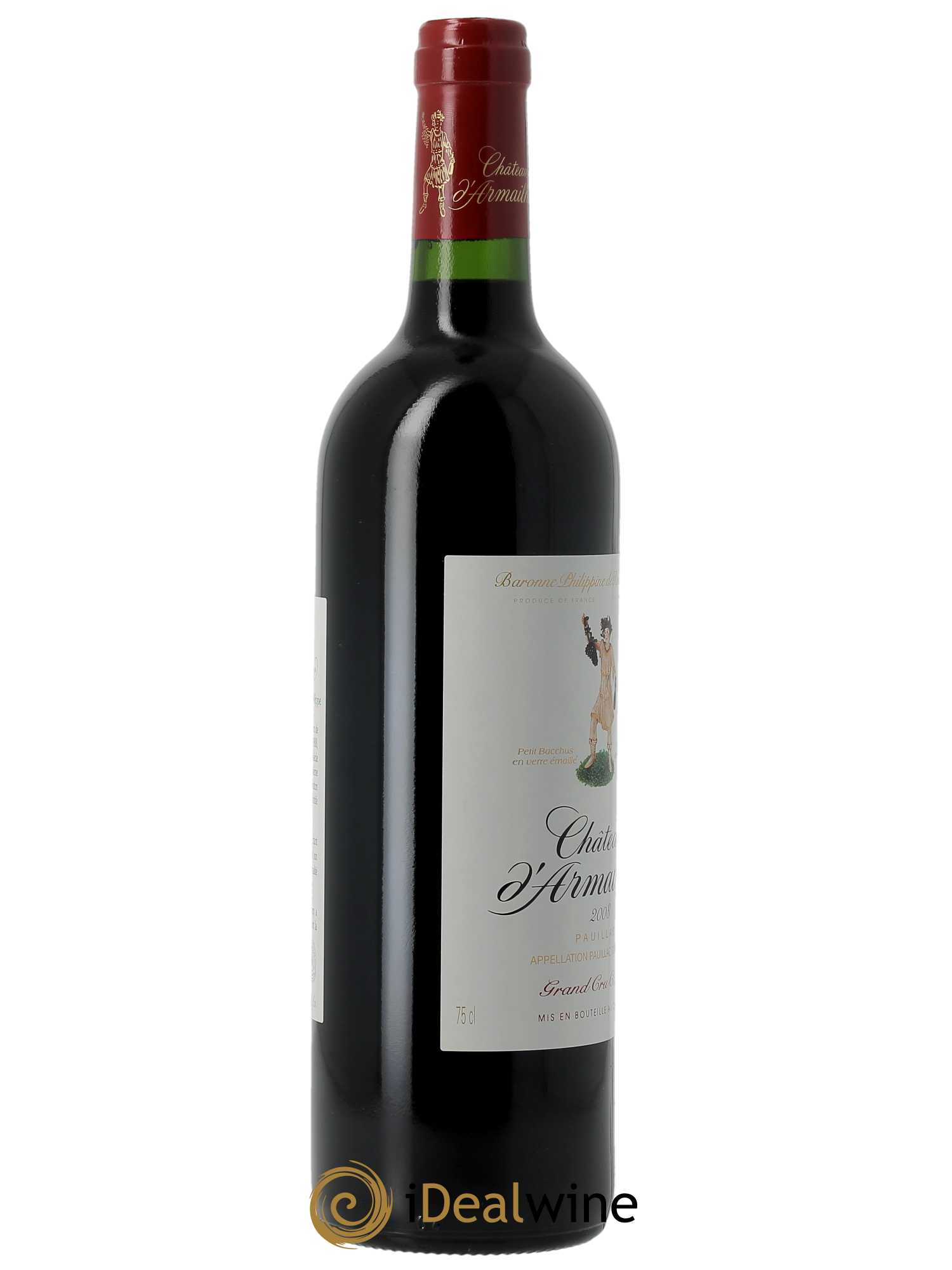 Château d' Armailhac - Mouton Baron(ne) Philippe 5ème Grand Cru Classé 2008 - Lot de 1 bouteille - 2