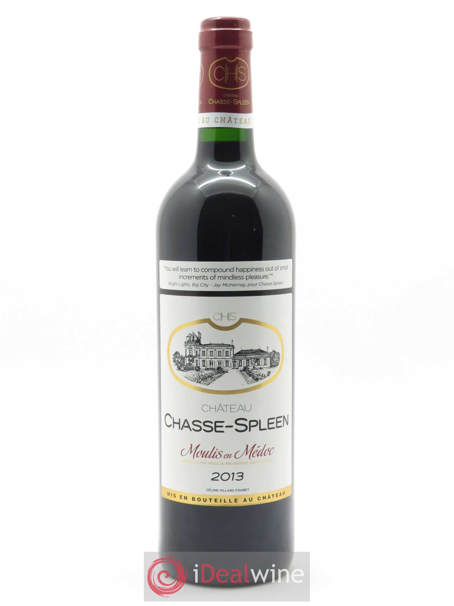 Château Chasse Spleen 2013 - Lot de 1 bouteille - 0