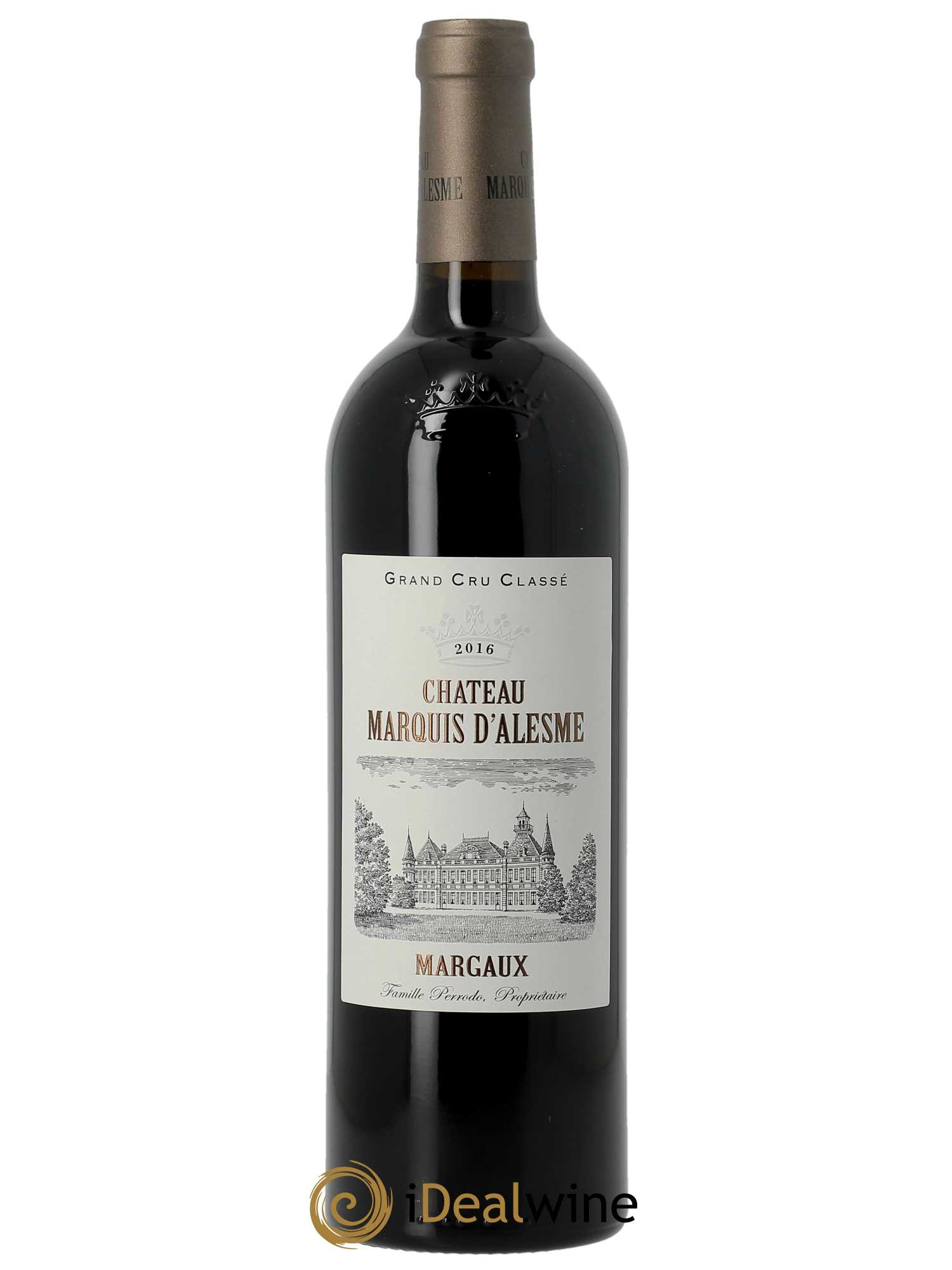 Château Marquis d'Alesme Becker 3ème Grand Cru Classé (OWC if 12 bts) 2016 - Lot of 1 bottle - 0
