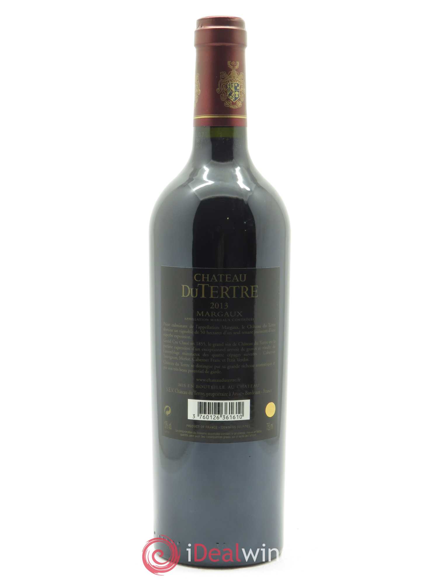 Château du Tertre 5ème Grand Cru Classé 2013 - Lot de 1 bouteille - 1