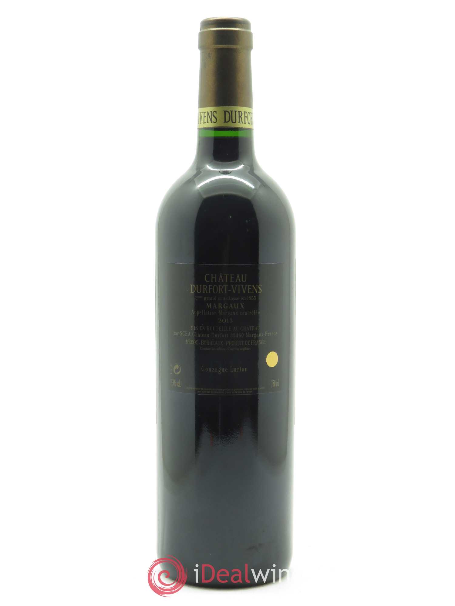 Château Durfort Vivens 2ème Grand Cru Classé 2013 - Lot de 1 bouteille - 1