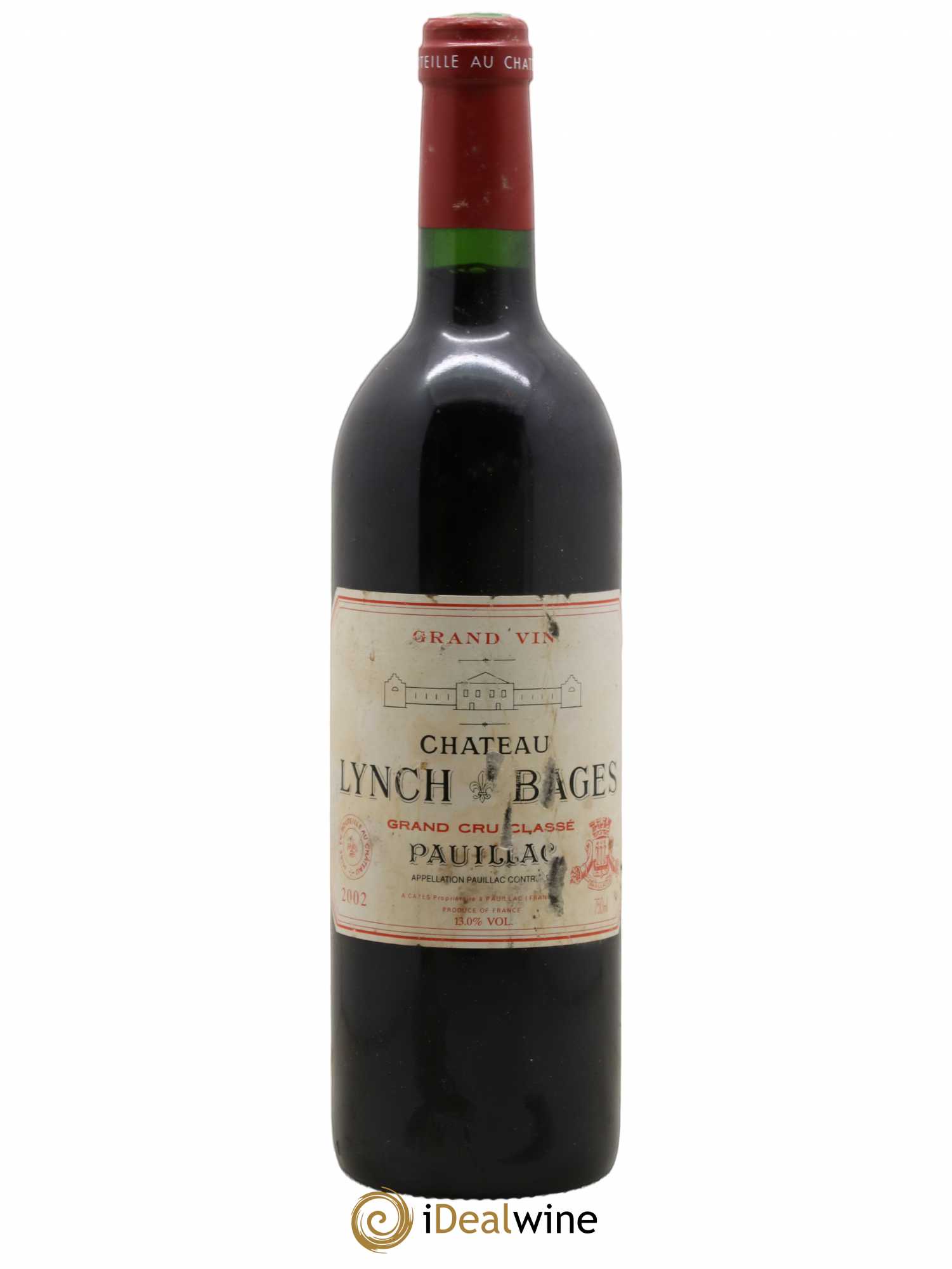 Château Lynch Bages 5ème Grand Cru Classé 2002 - Lot de 1 bouteille - 0