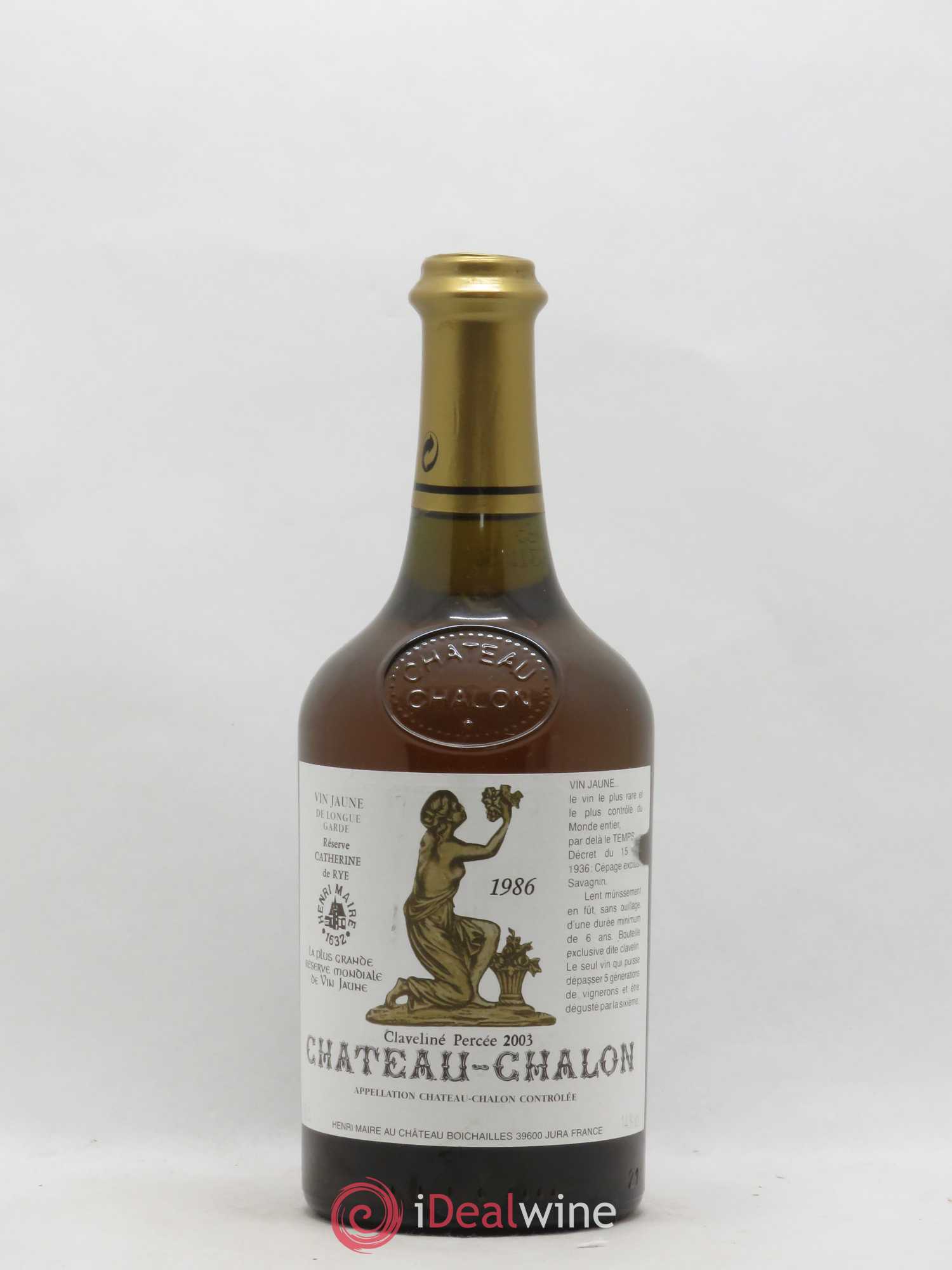Château-Chalon Réserve Catherine De Rye Henri Maire 1986 - Posten von 1 Flasche - 0