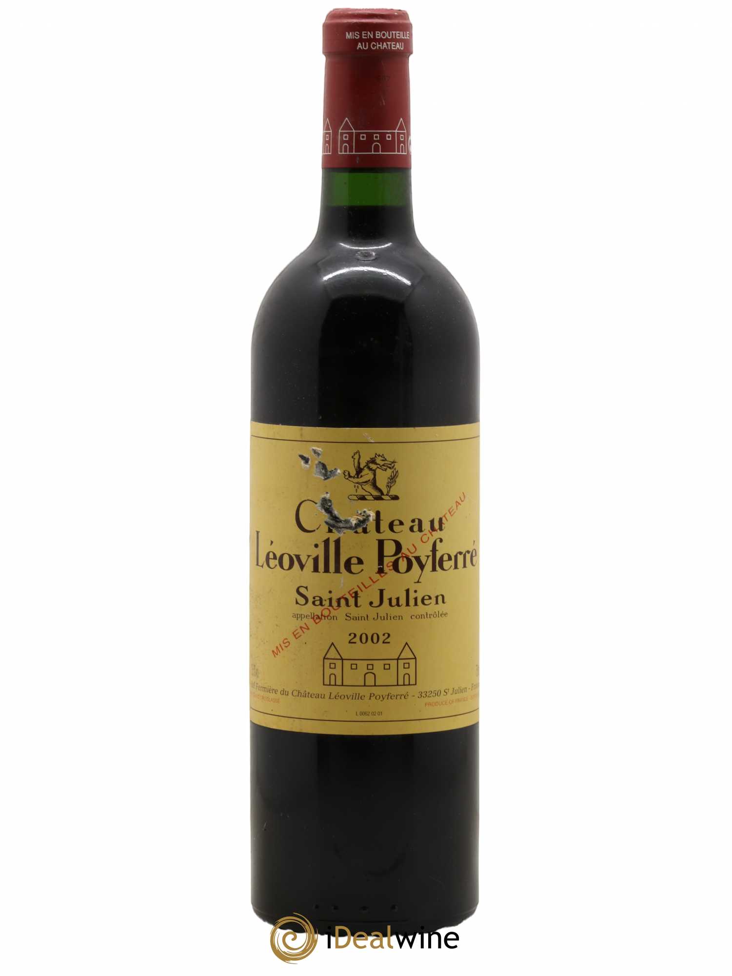 Château Léoville Poyferré 2ème Grand Cru Classé 2002 - Lot de 1 bouteille - 0