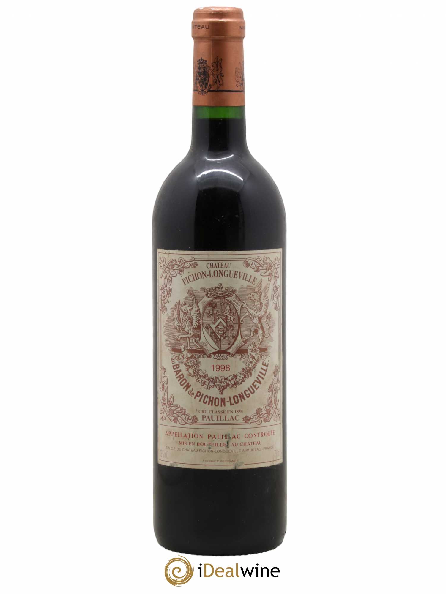 Pichon Longueville Baron 2ème Grand Cru Classé 1998 - Lot de 1 bouteille - 0