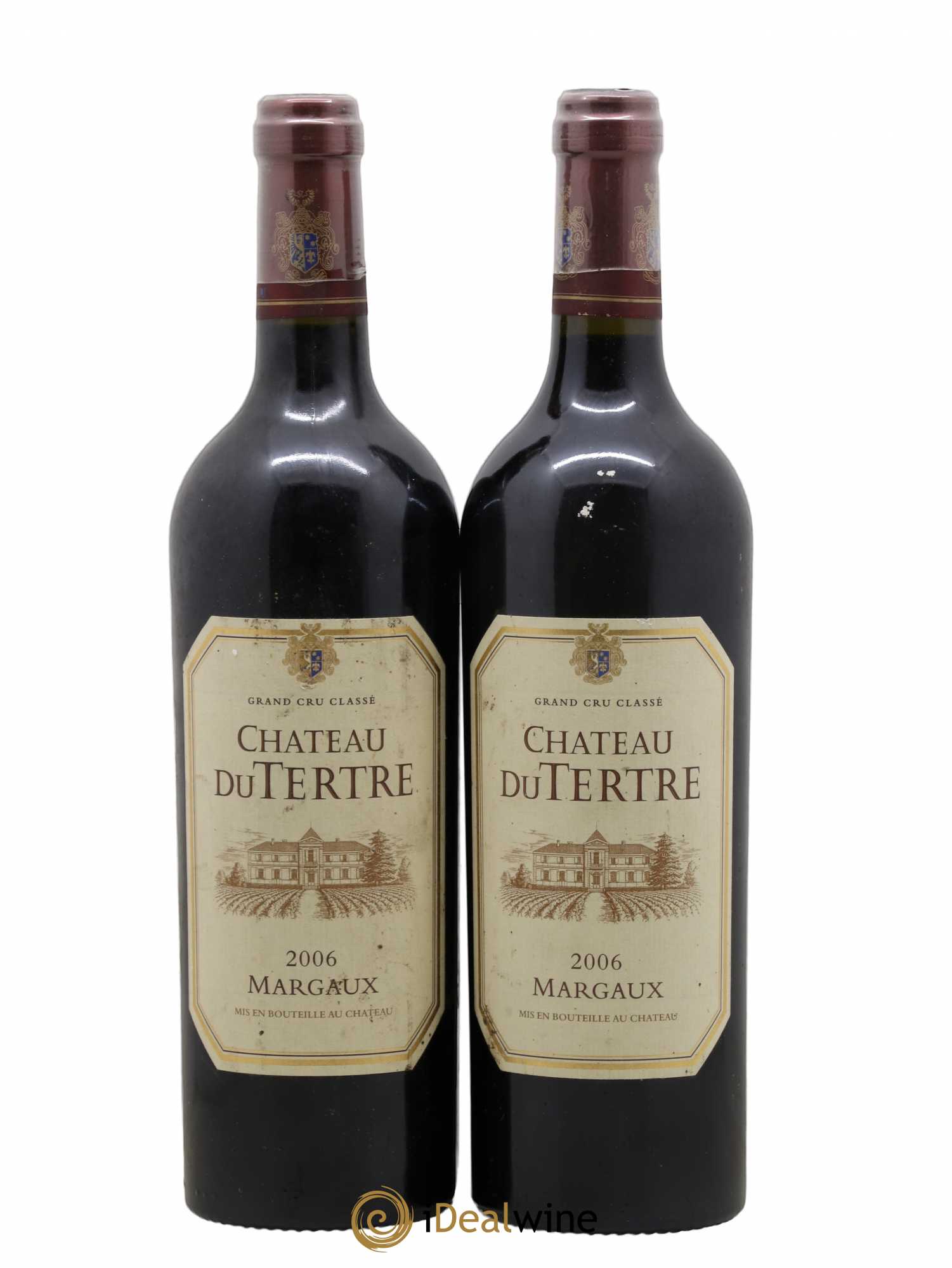 Château du Tertre 5ème Grand Cru Classé 2006 - Lot de 2 bouteilles - 0
