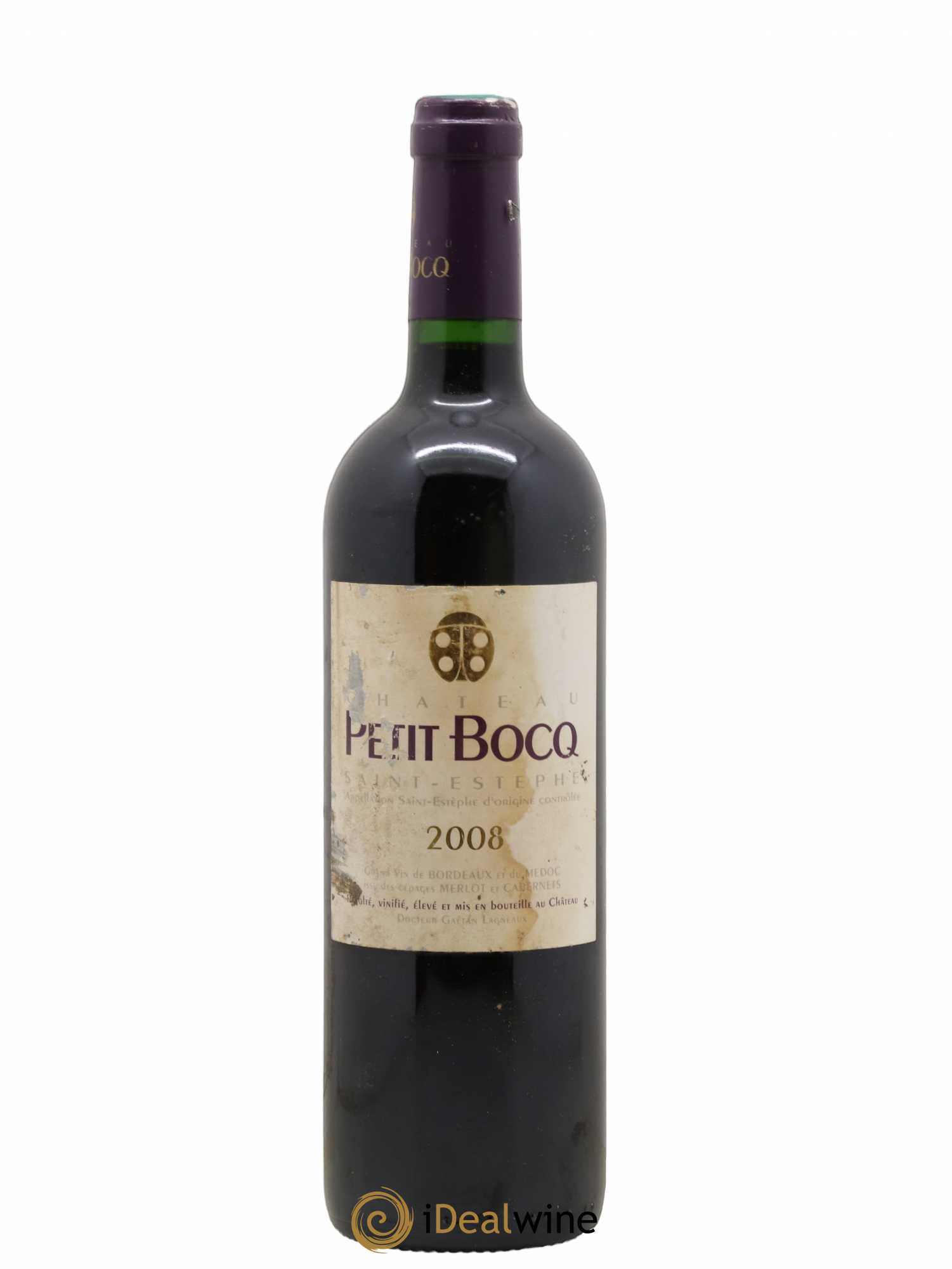 Château Petit Bocq Cru Bourgeois 2008 - Lot de 1 bouteille - 0