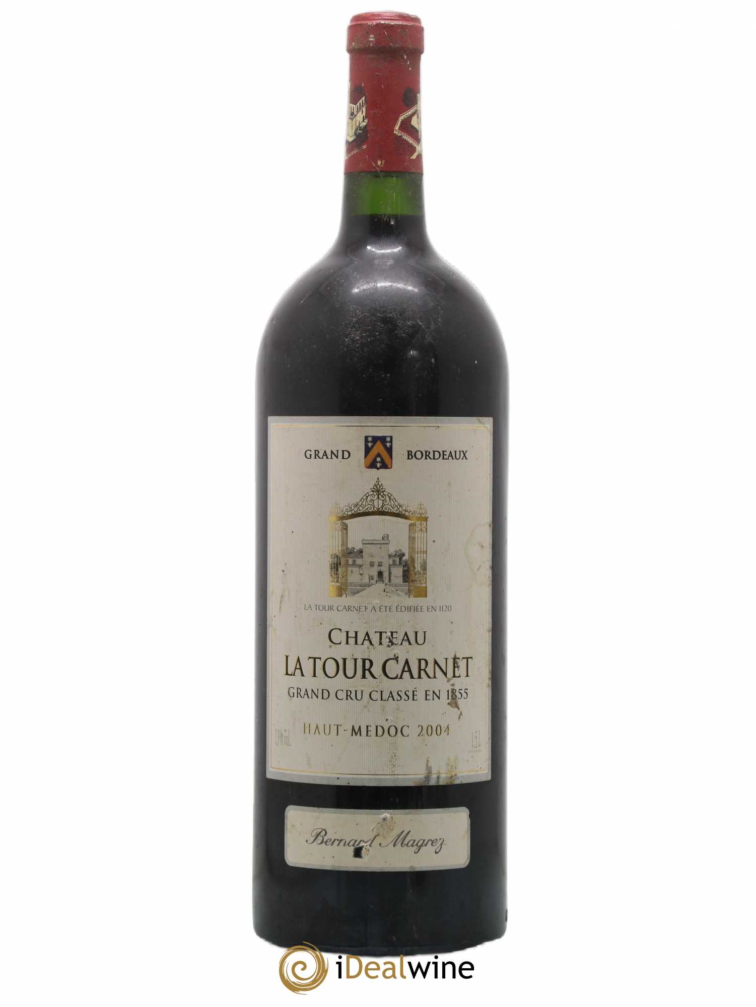 Château la Tour Carnet 4ème Grand Cru Classé 2004 - Lot de 1 magnum - 0