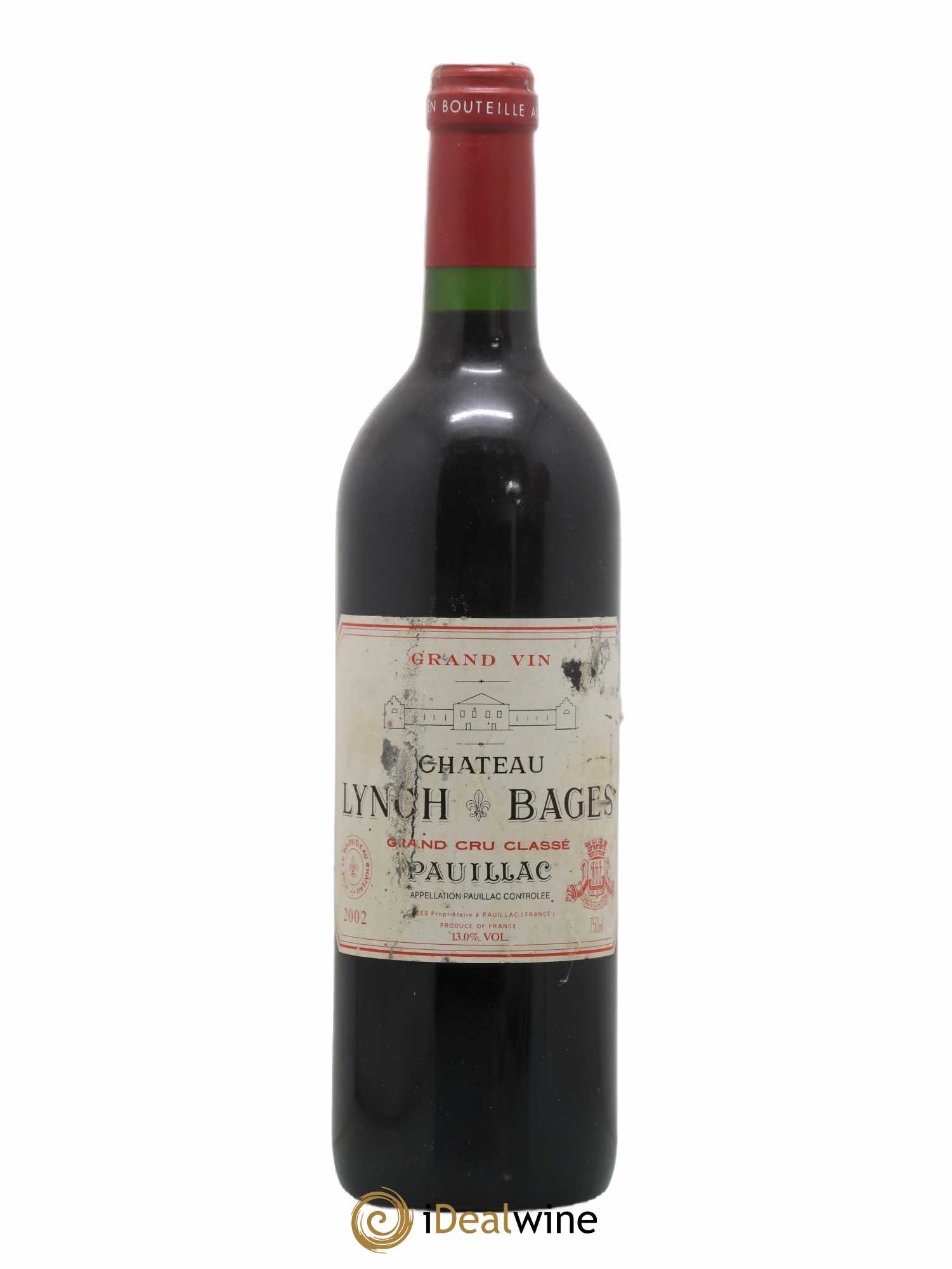 Château Lynch Bages 5ème Grand Cru Classé 2002 - Lot de 1 bouteille - 0