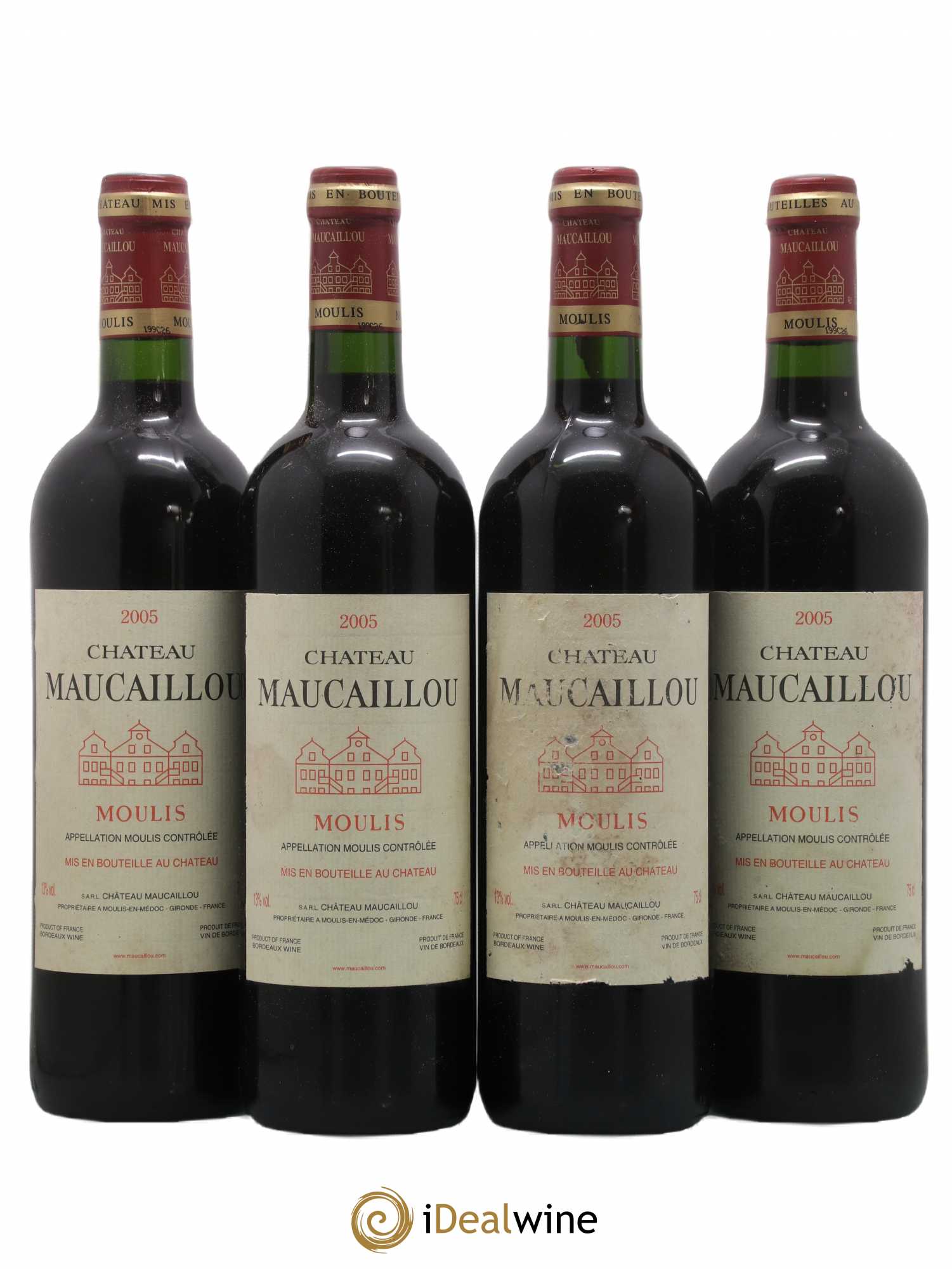 Château Maucaillou 2005 - Lot de 4 bouteilles - 0