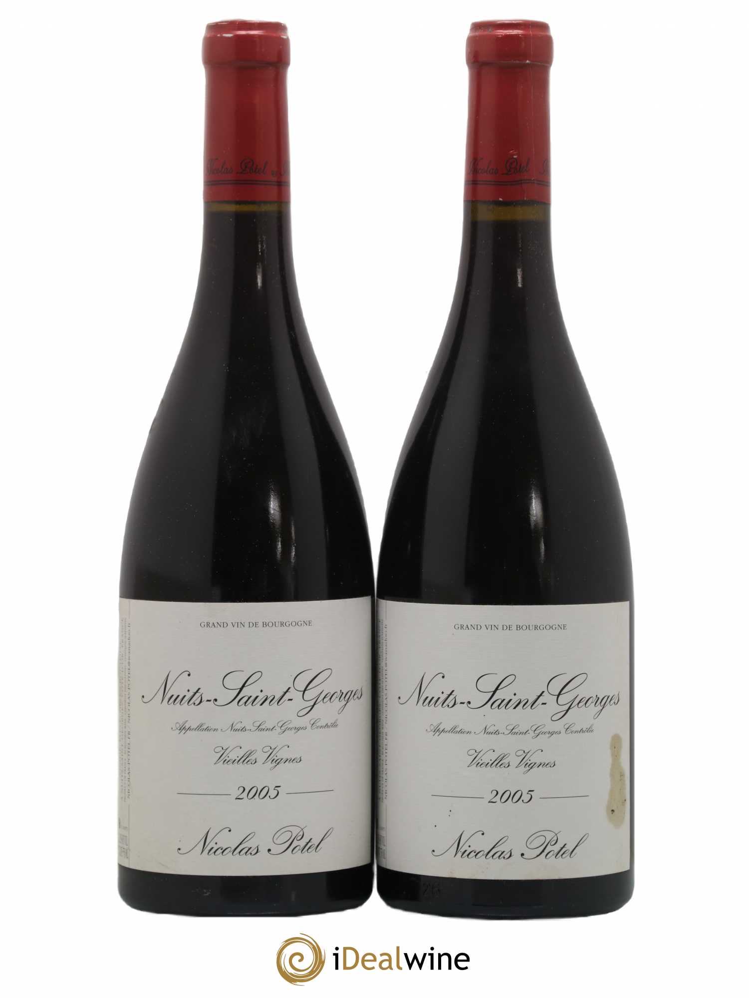 Nuits-Saint-Georges Vieilles Vignes Nicolas Potel 2005 - Lot de 2 bouteilles - 0