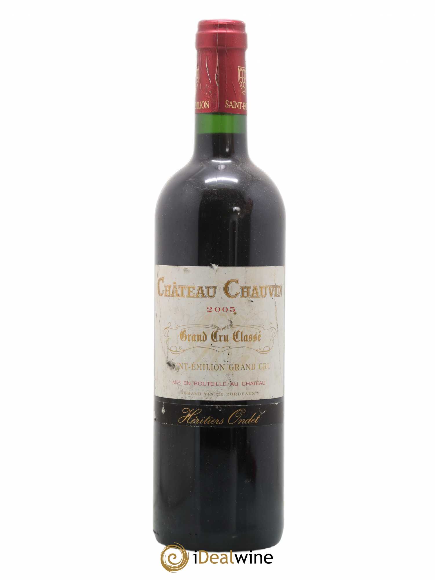 Château Chauvin Grand Cru Classé 2005 - Lot de 1 bouteille - 0