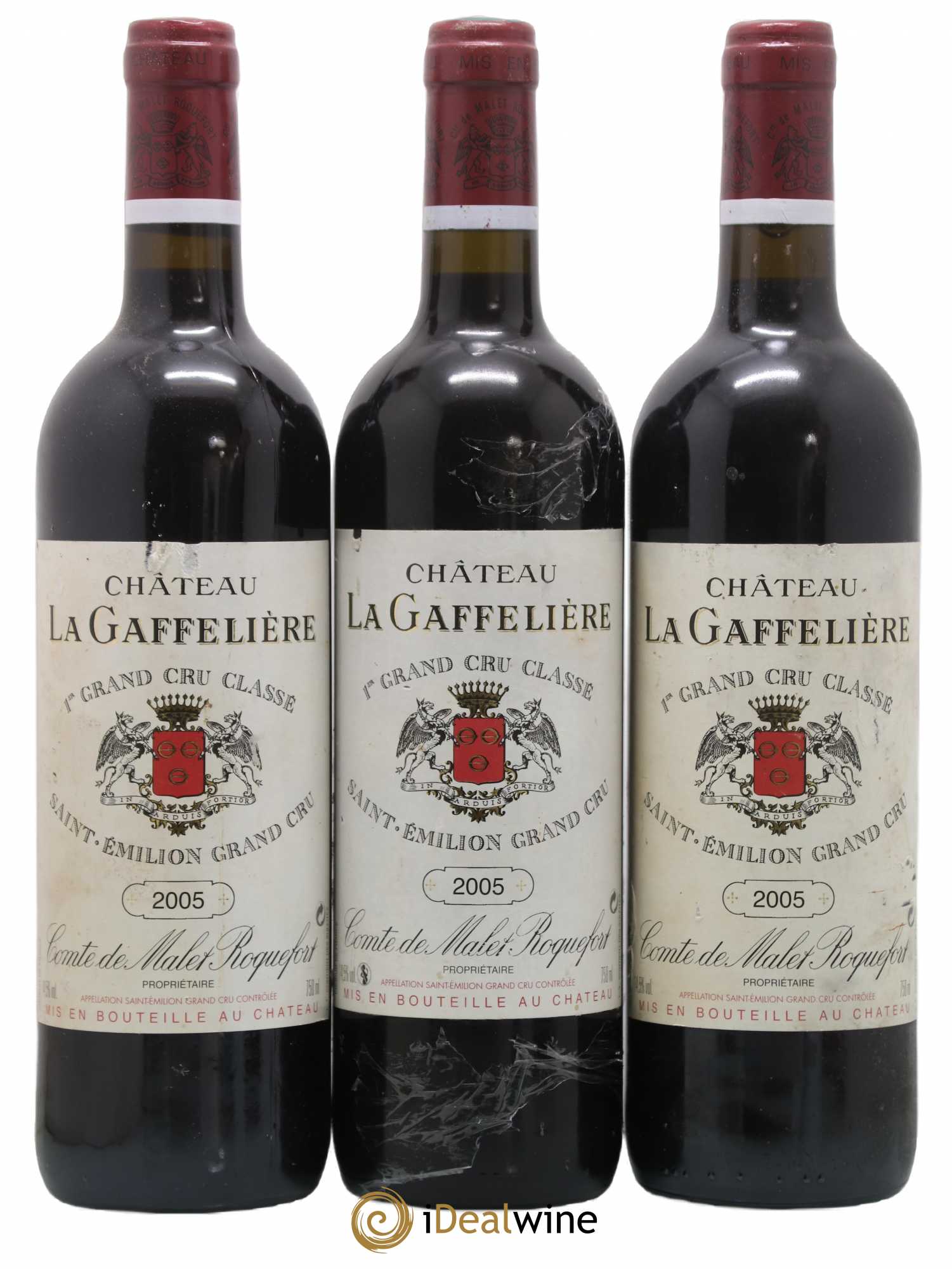 Château la Gaffelière 1er Grand Cru Classé B 2005 - Lot de 3 bouteilles - 0