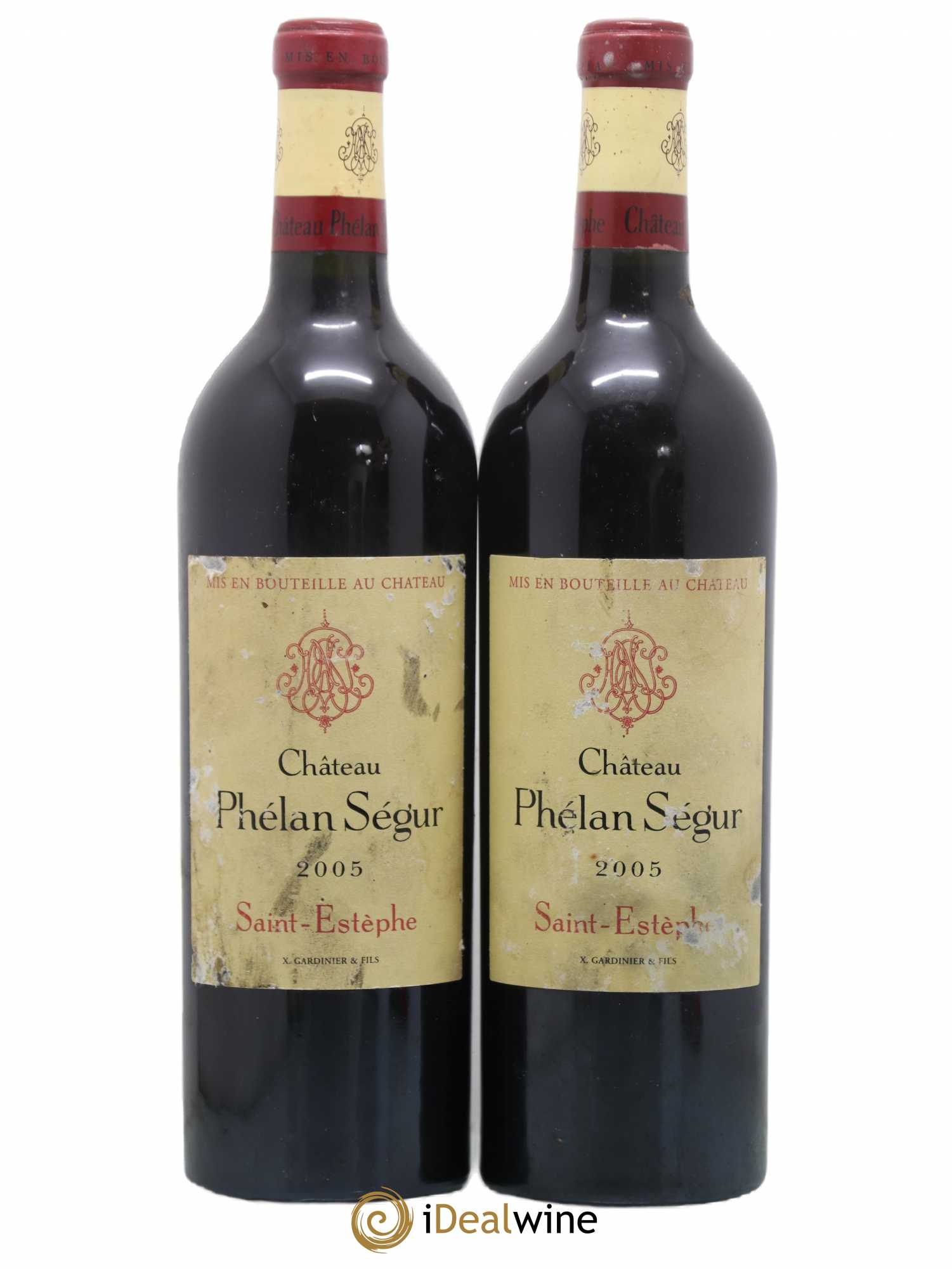 Château Phélan Ségur 2005 - Lot de 2 bouteilles - 0