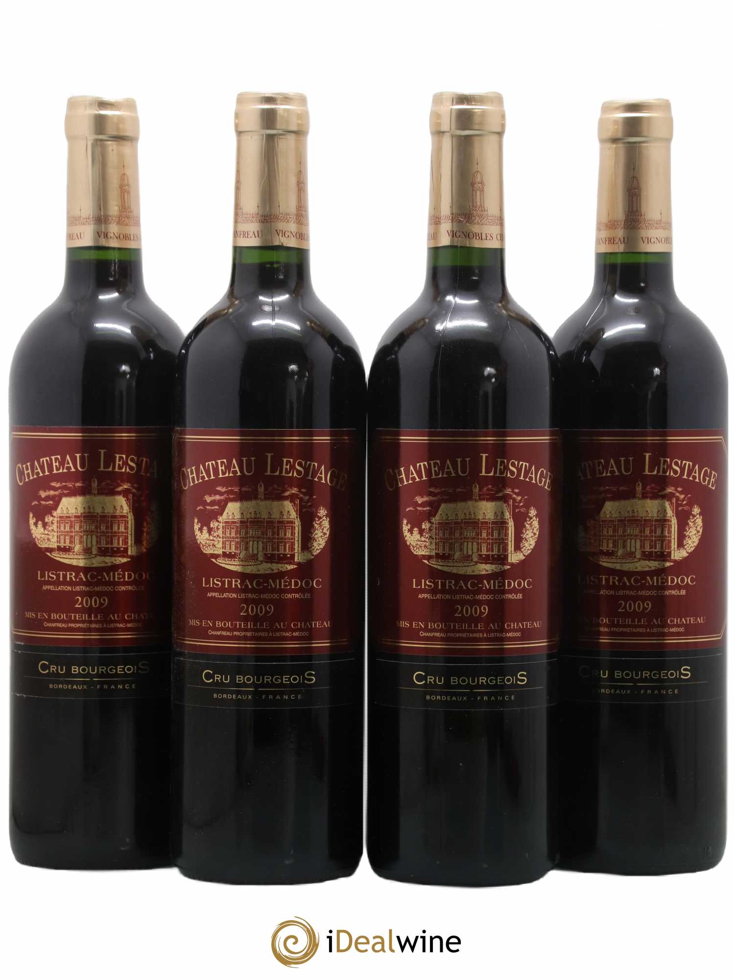 Château Lestage Cru Bourgeois 2009 - Lot de 4 bouteilles - 0