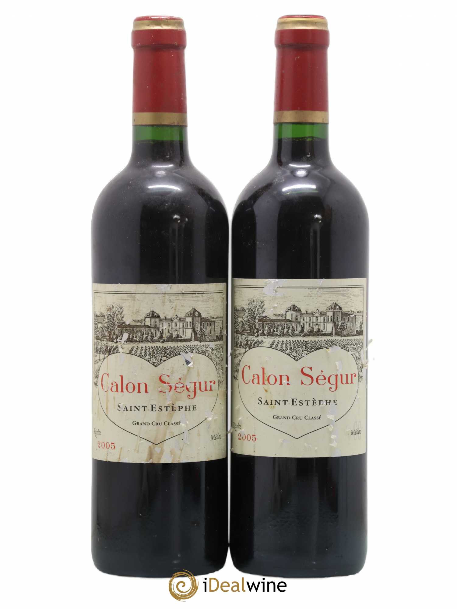 Château Calon Ségur 3ème Grand Cru Classé 2005 - Lot de 2 bouteilles - 0