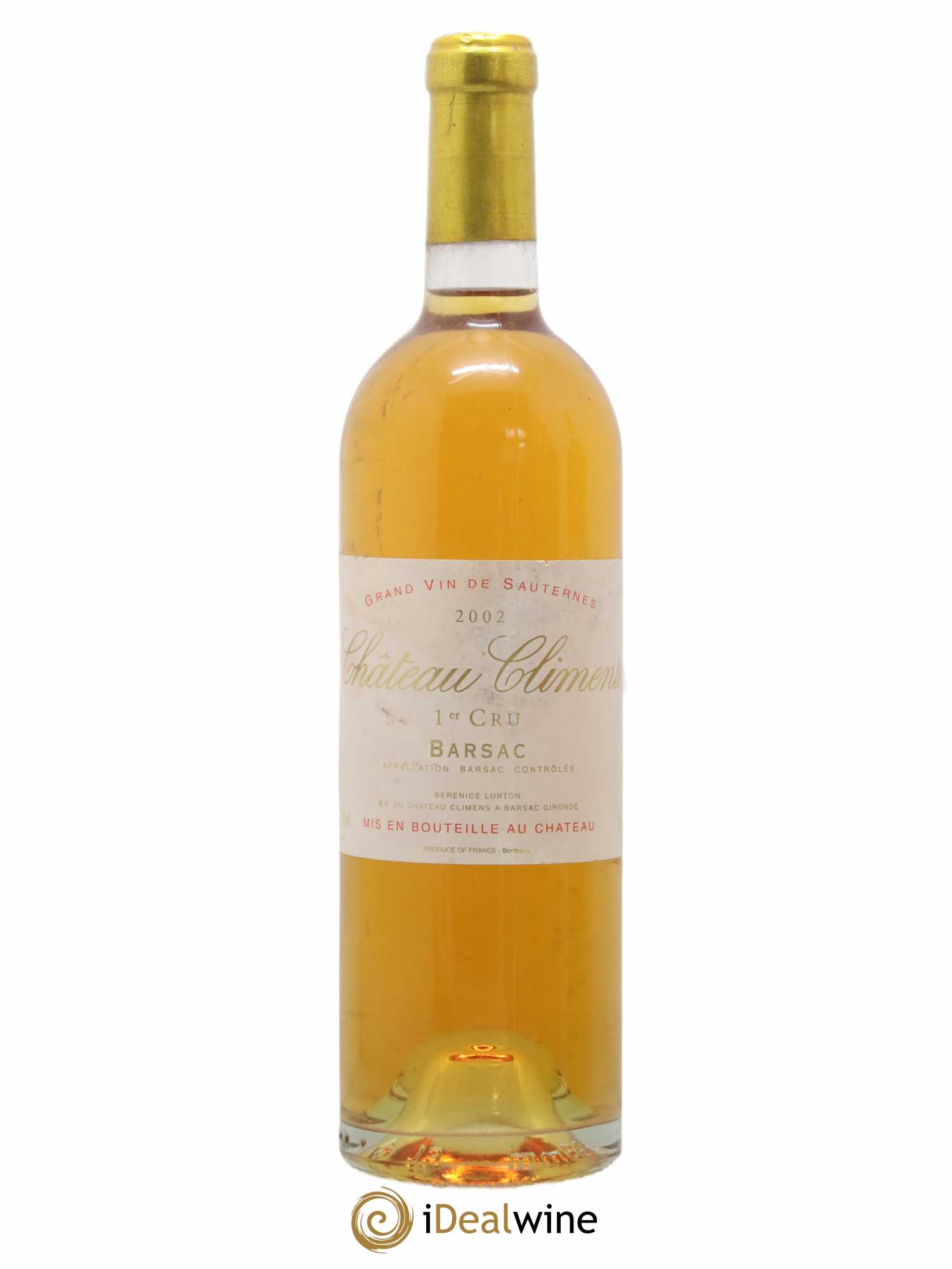 Château Climens 1er Grand Cru Classé 2002 - Lotto di 1 bottiglia - 0