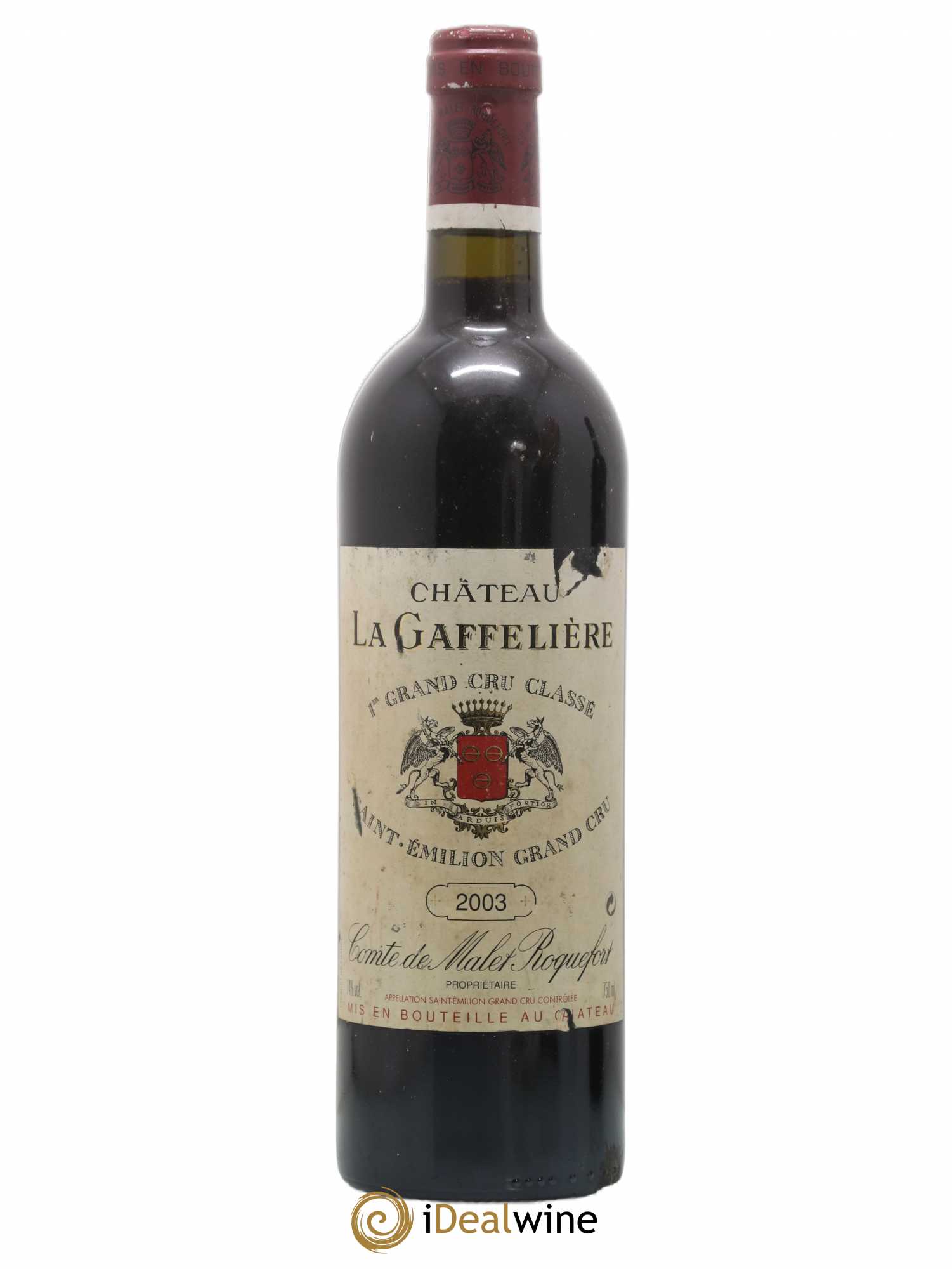 Château la Gaffelière 1er Grand Cru Classé B 2003 - Lot de 1 bouteille - 0