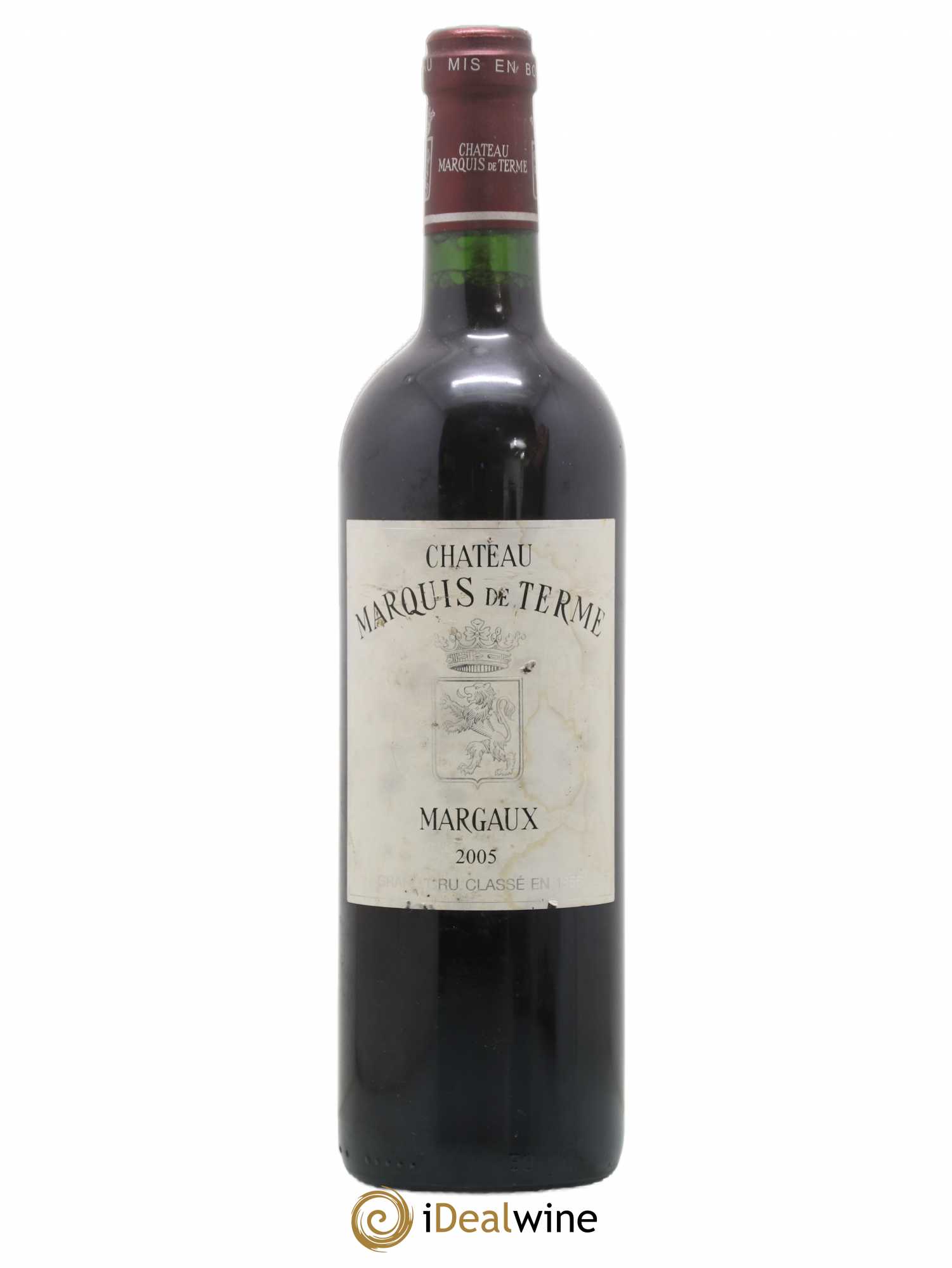 Château Marquis de Terme 4ème Grand Cru Classé 2005 - Lot de 1 bouteille - 0