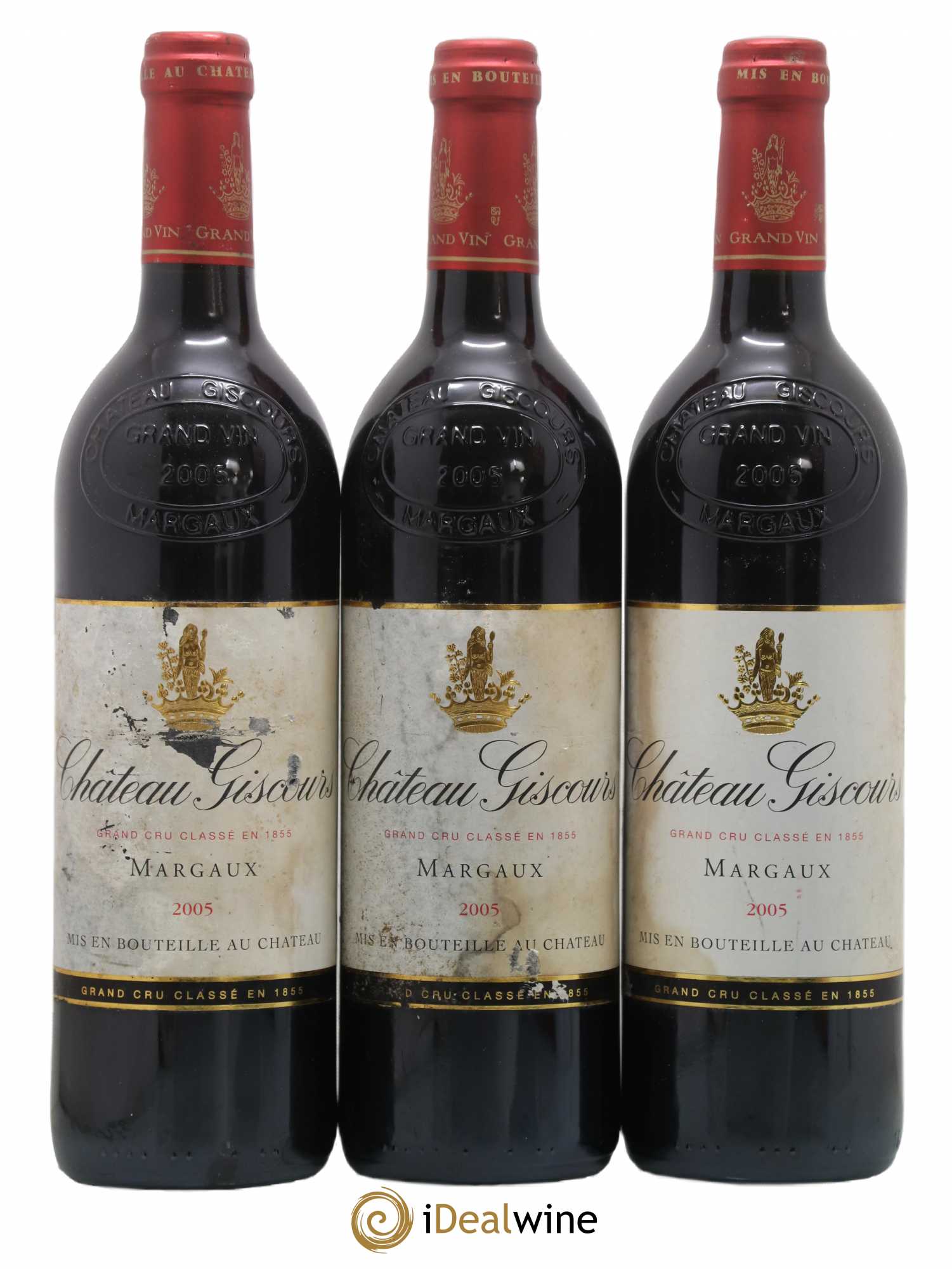 Château Giscours 3ème Grand Cru Classé 2005 - Lot de 3 bouteilles - 0