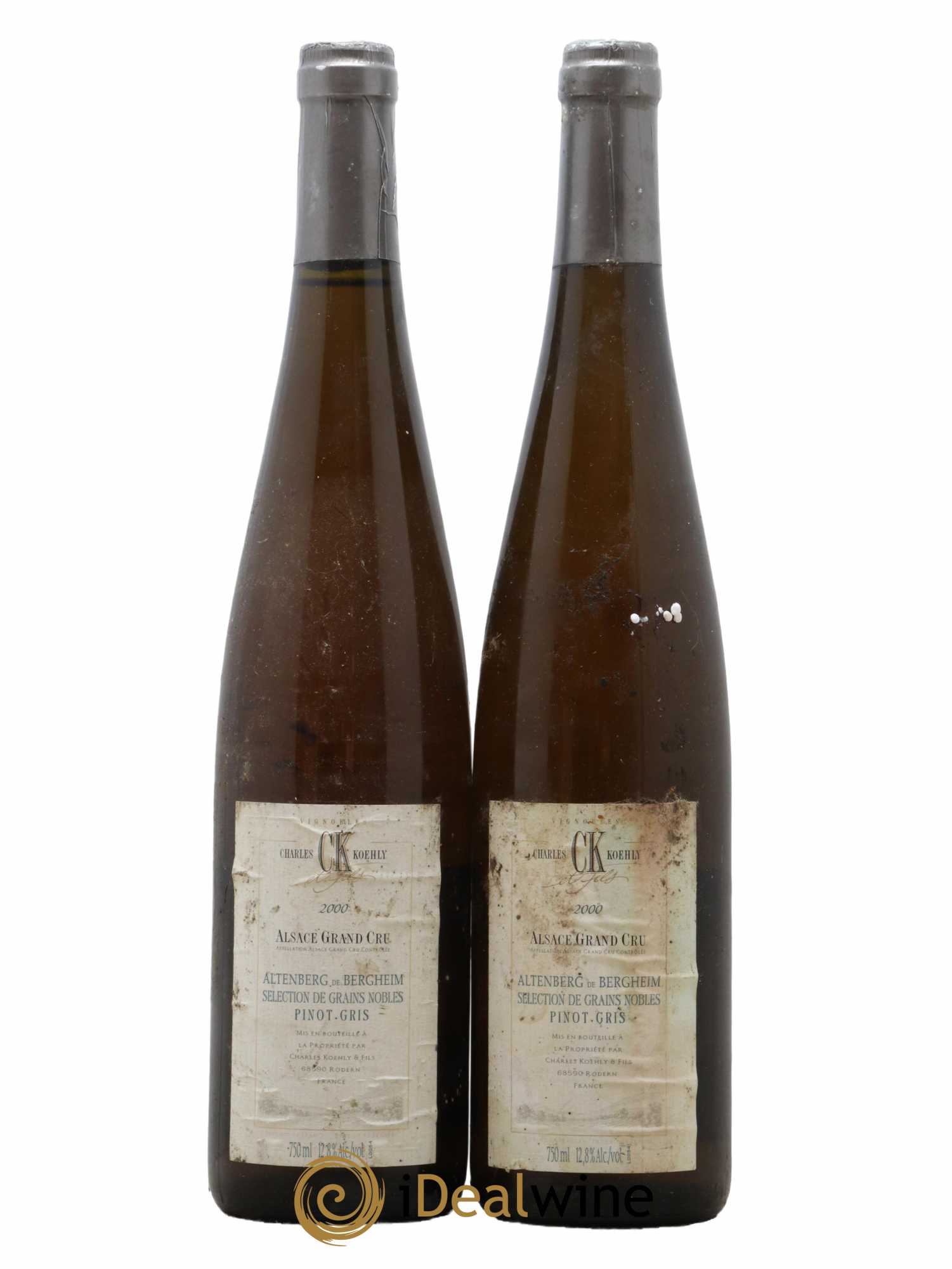 Alsace Grand Cru Altenberg Bergheim Pinot Gris Sélection de Grains Nobles Charles Koehly 2000 - Lotto di 2 bottiglie - 0