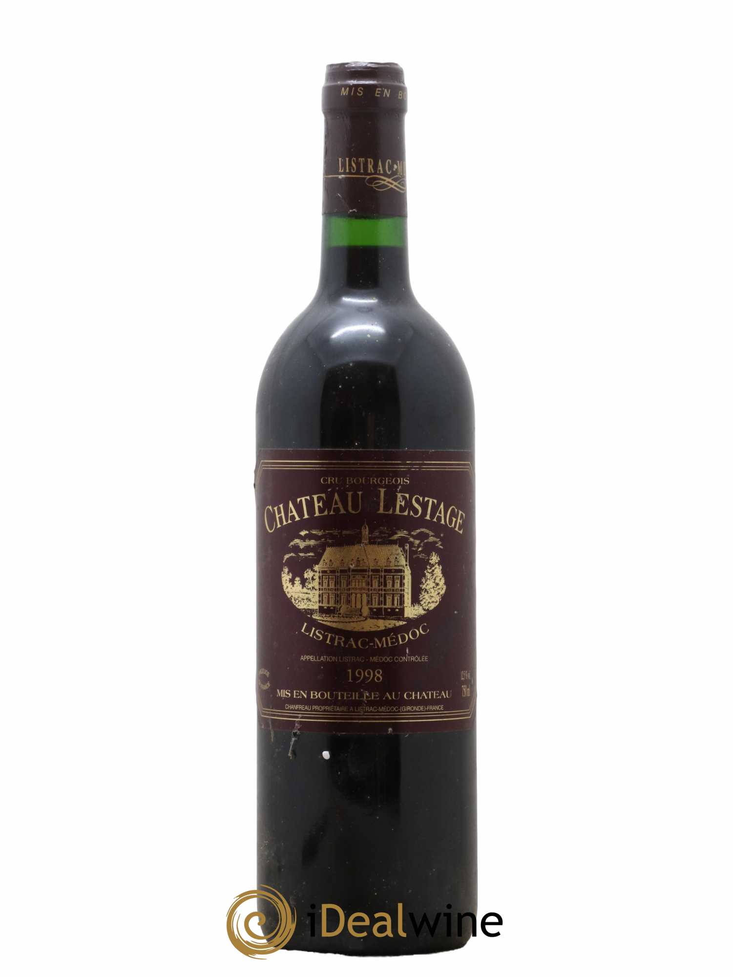 Château Lestage Cru Bourgeois 1998 - Lot de 1 bouteille - 0
