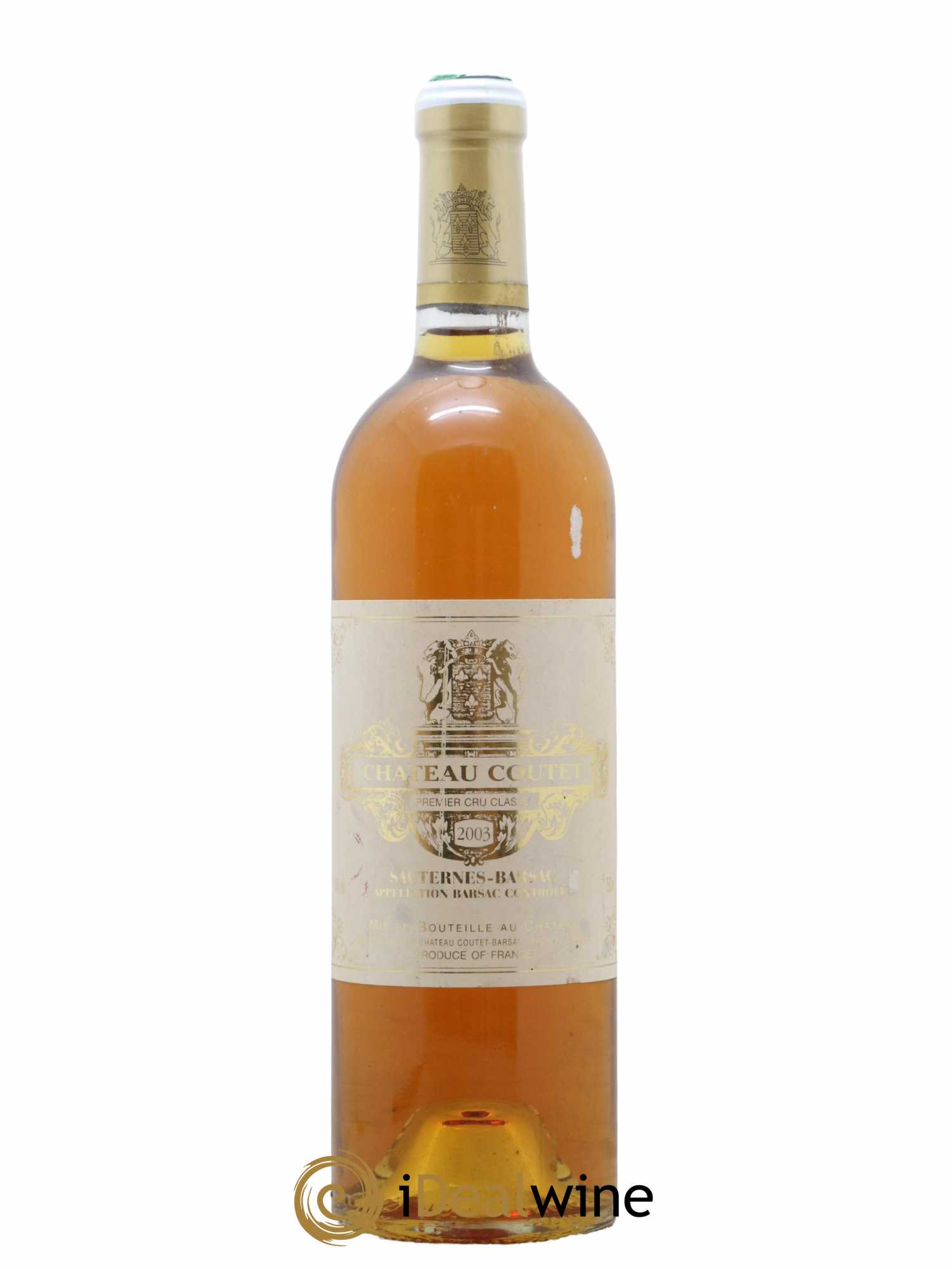 Château Coutet 1er Grand Cru Classé 2003 - Lotto di 1 bottiglia - 0
