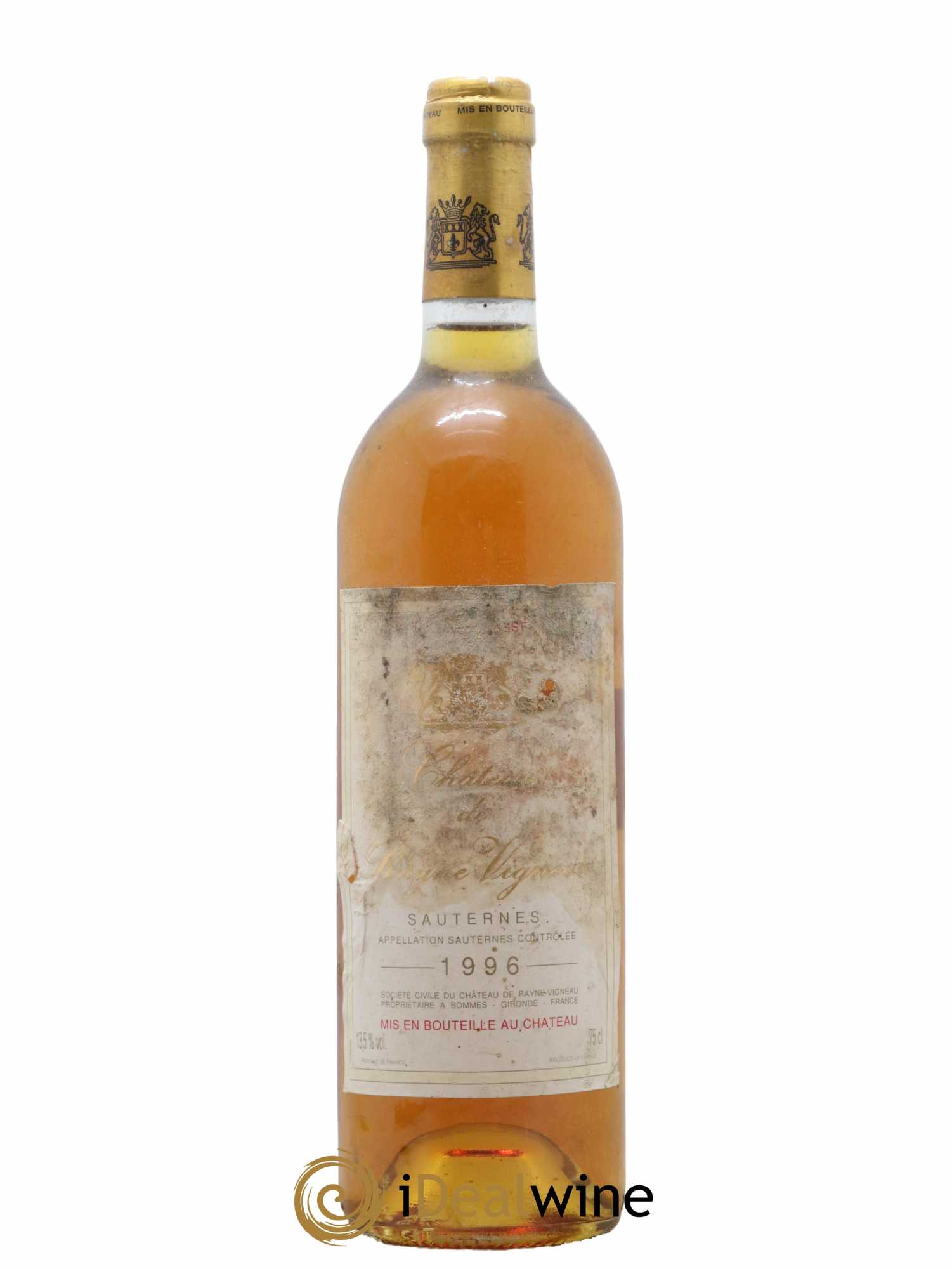 Château de Rayne Vigneau 1er Grand Cru Classé 1996 - Lotto di 1 bottiglia - 0
