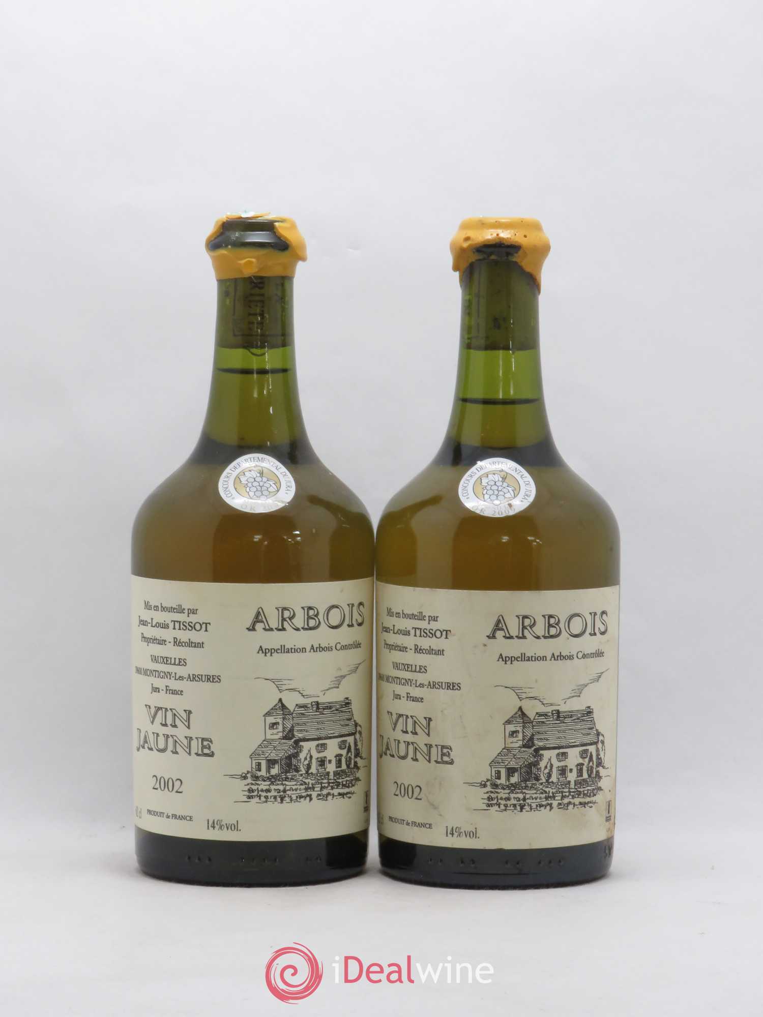 Arbois Vin Jaune Jean Louis Tissot 2002 - Posten von 2 Flaschen - 0