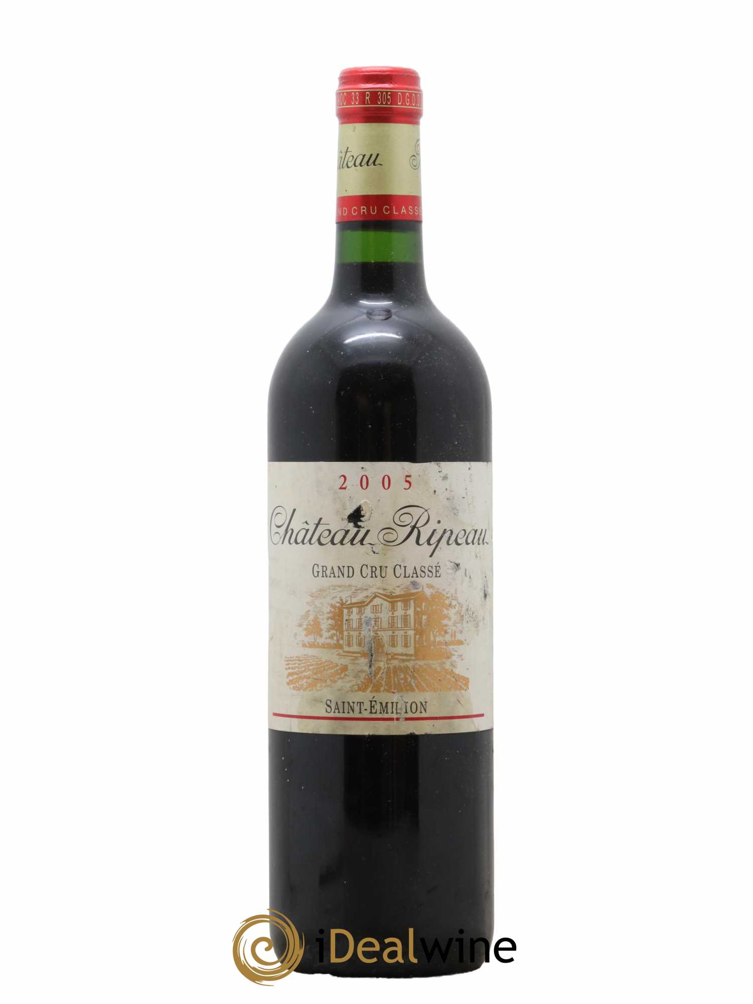 Château Ripeau Grand Cru Classé 2005 - Lot de 1 bouteille - 0