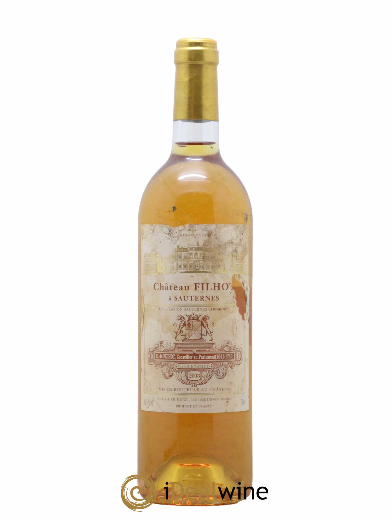 Château Filhot 2ème Grand Cru Classé 2003 - Posten von 1 Flasche - 0