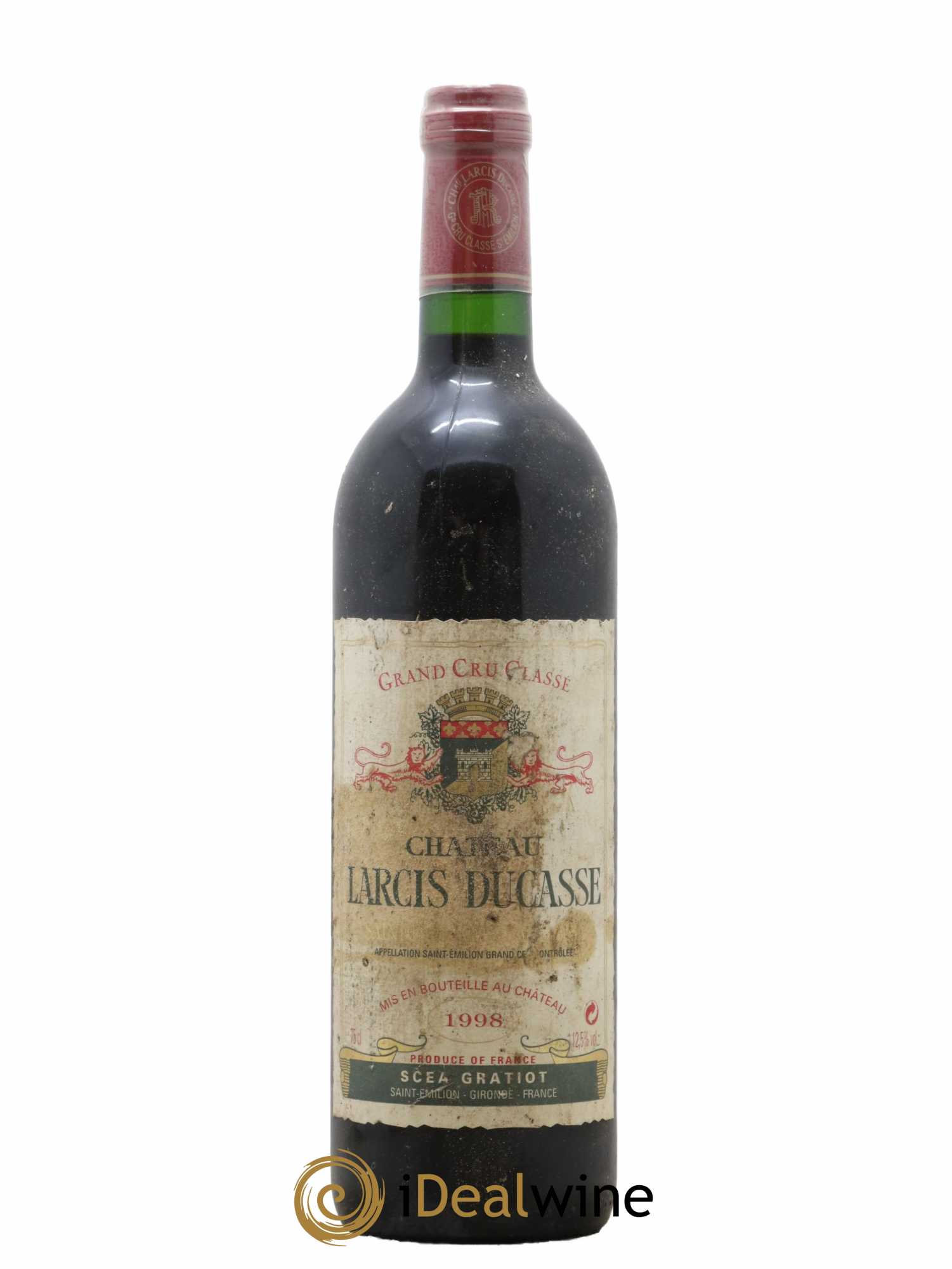 Château Larcis Ducasse 1er Grand Cru Classé B 1998 - Lot de 1 bouteille - 0