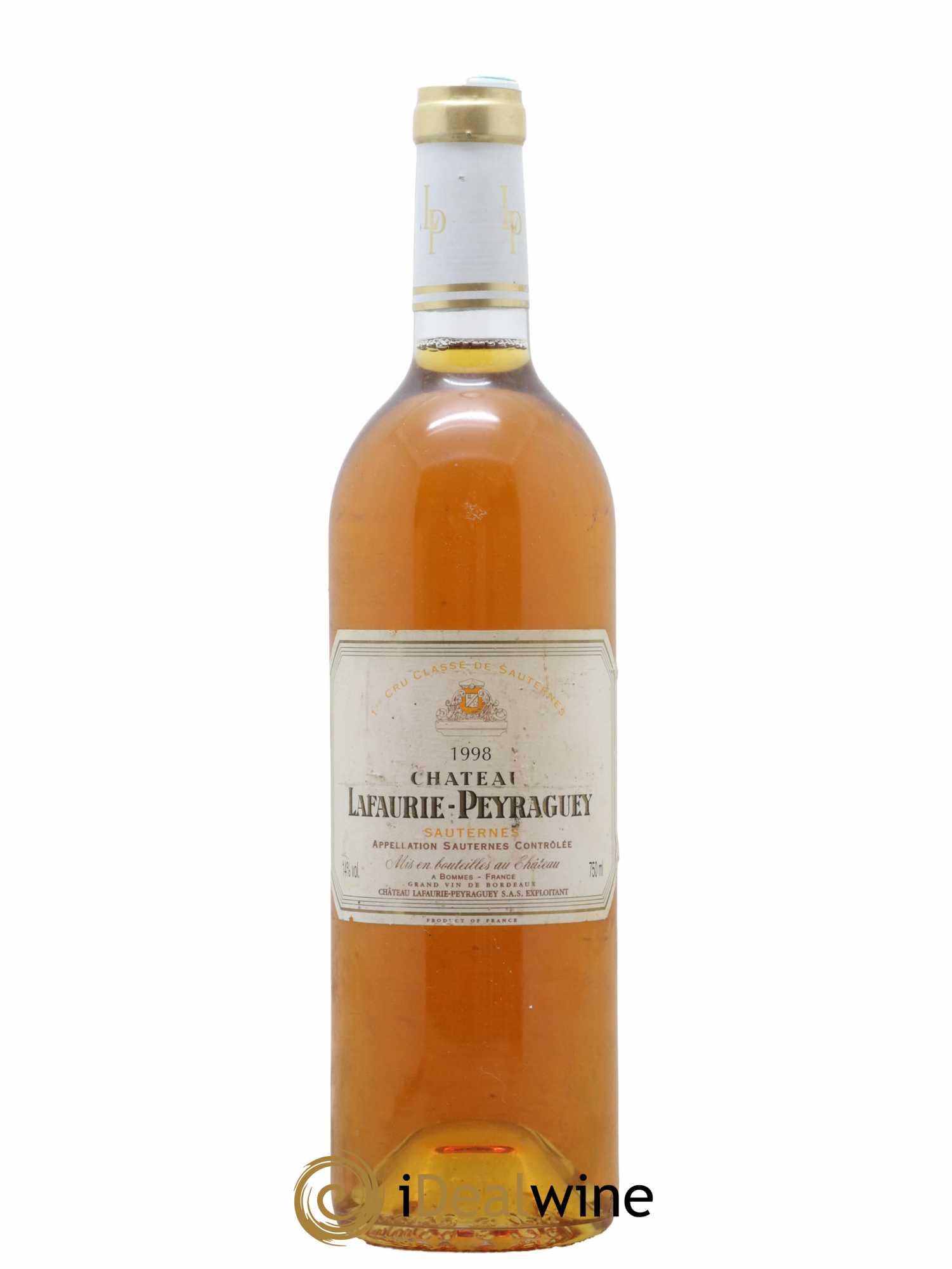 Château Lafaurie-Peyraguey 1er Grand Cru Classé 1998 - Lotto di 1 bottiglia - 0
