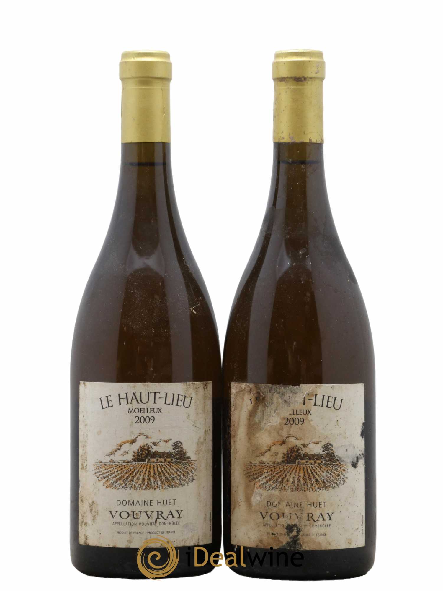 Vouvray Le Haut-Lieu Moelleux Domaine Huet 2009 - Lotto di 2 bottiglie - 0