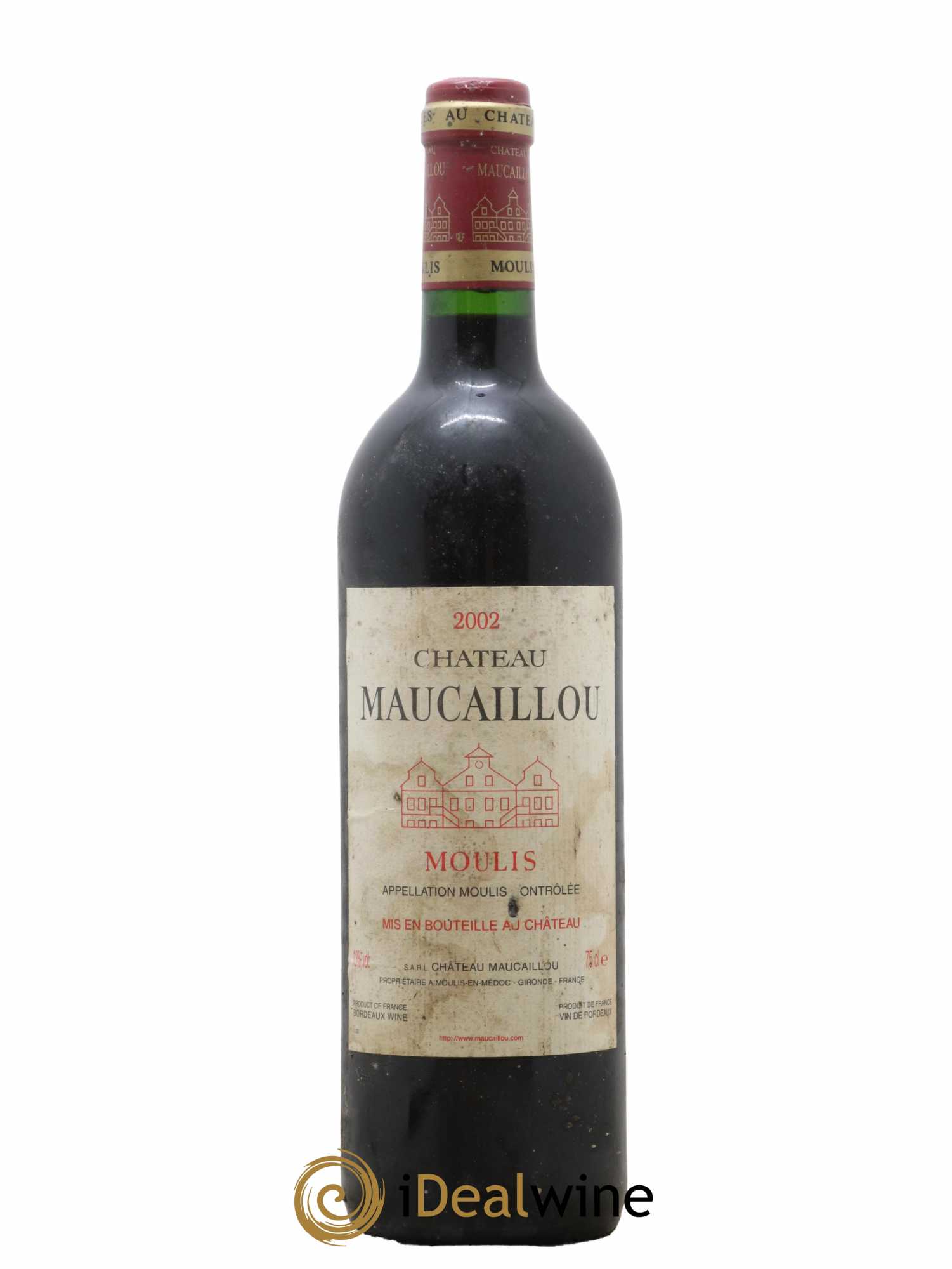 Château Maucaillou 2002 - Lot de 1 bouteille - 0