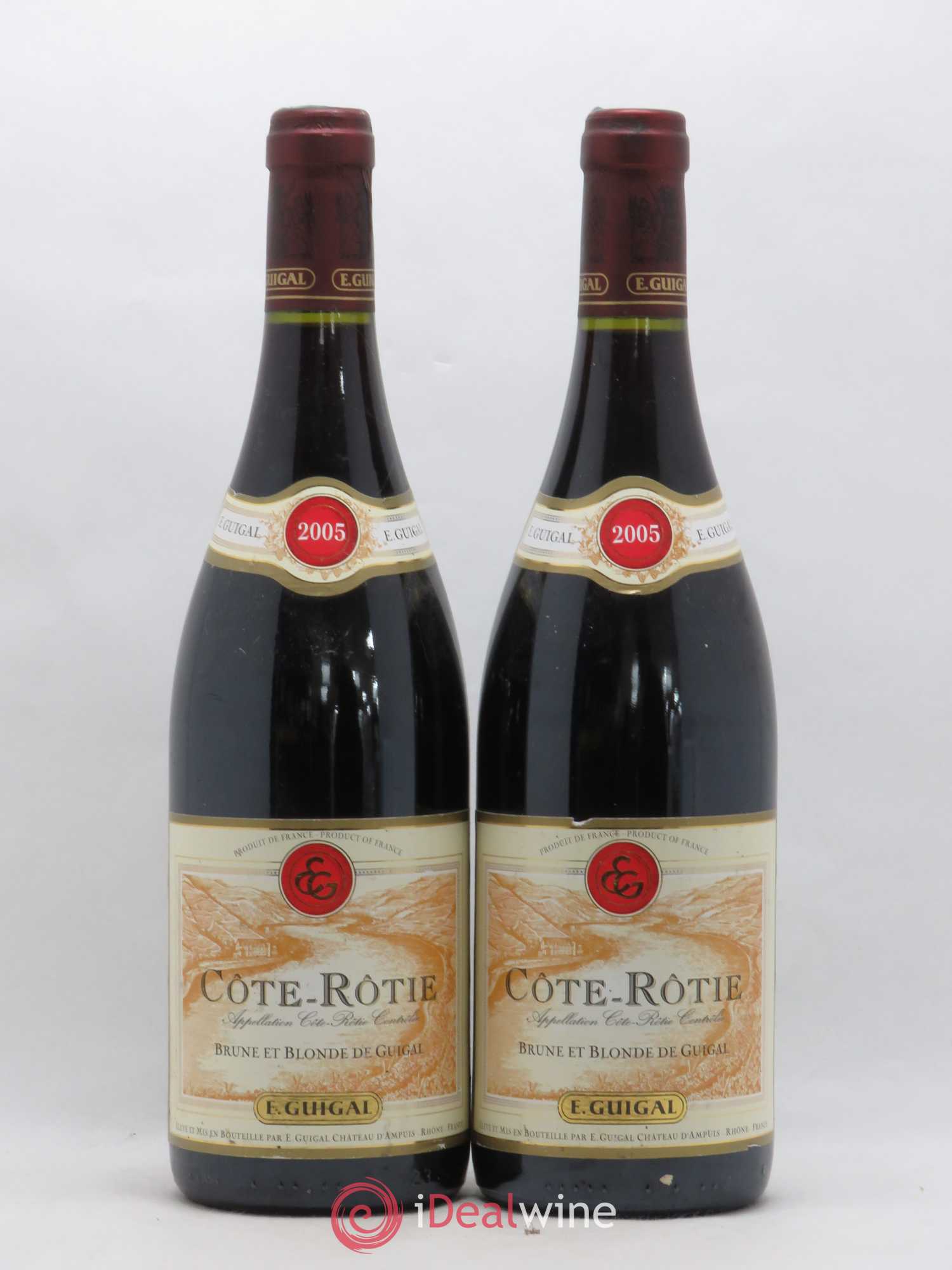 Côte-Rôtie Côtes Brune et Blonde Guigal 2005 - Lot de 2 bouteilles - 0