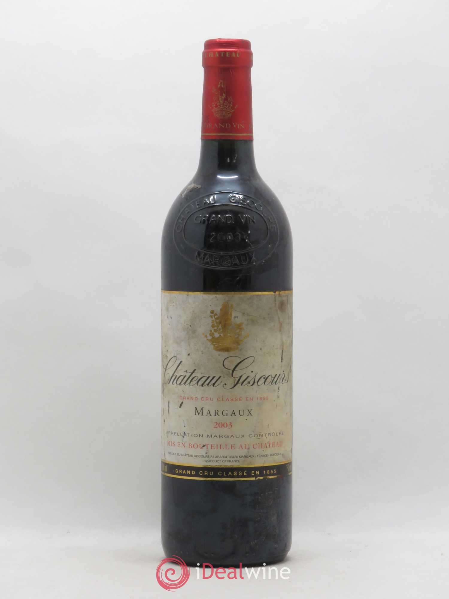 Château Giscours 3ème Grand Cru Classé 2003 - Lot de 1 bouteille - 0