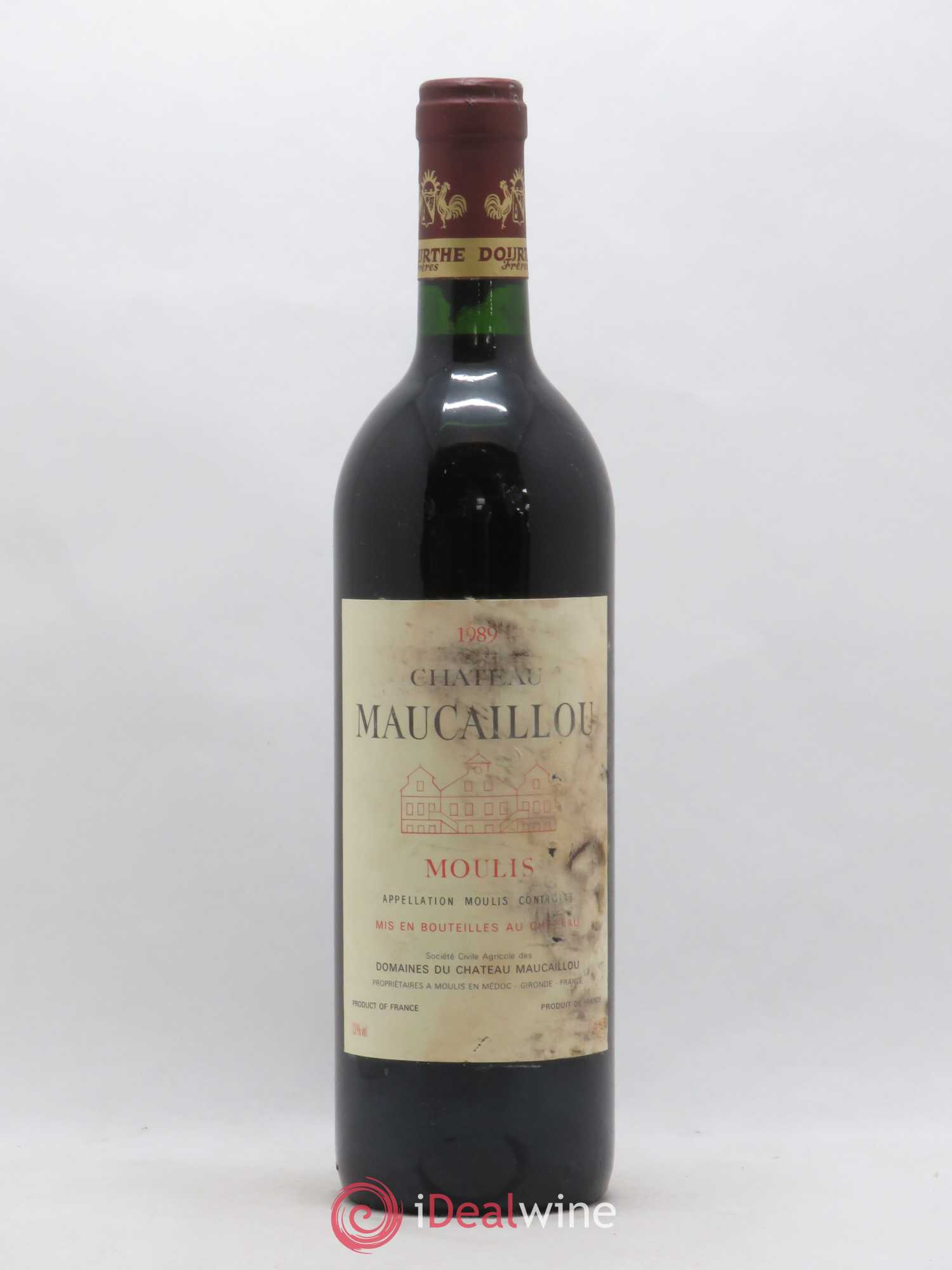Château Maucaillou 1989 - Lot de 1 bouteille - 0