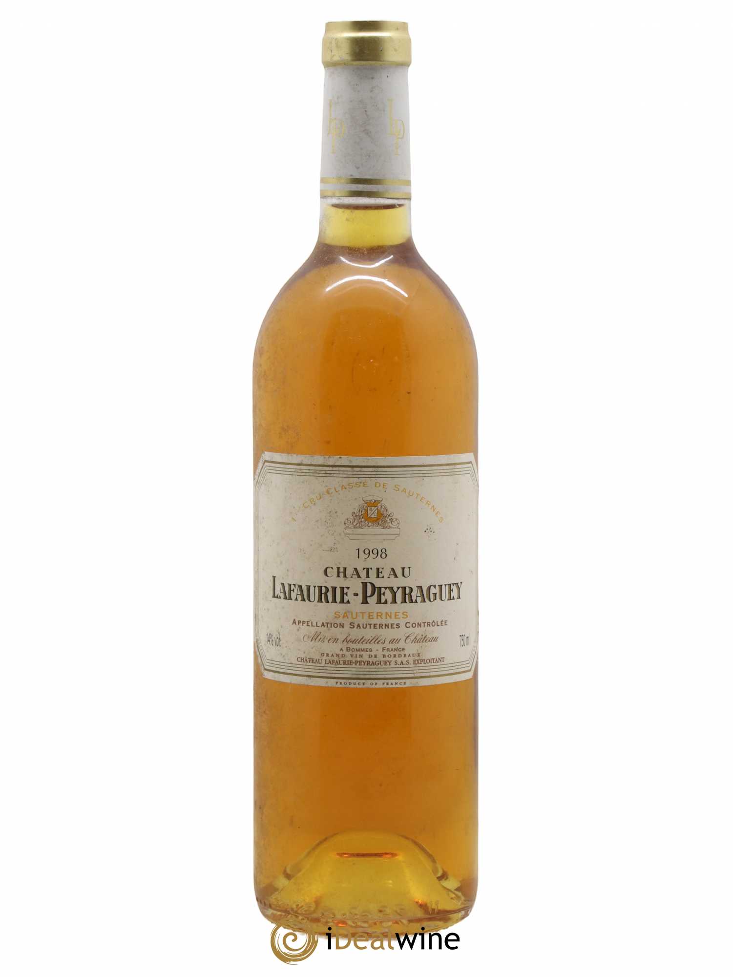 Château Lafaurie-Peyraguey 1er Grand Cru Classé 1998 - Lotto di 1 bottiglia - 0